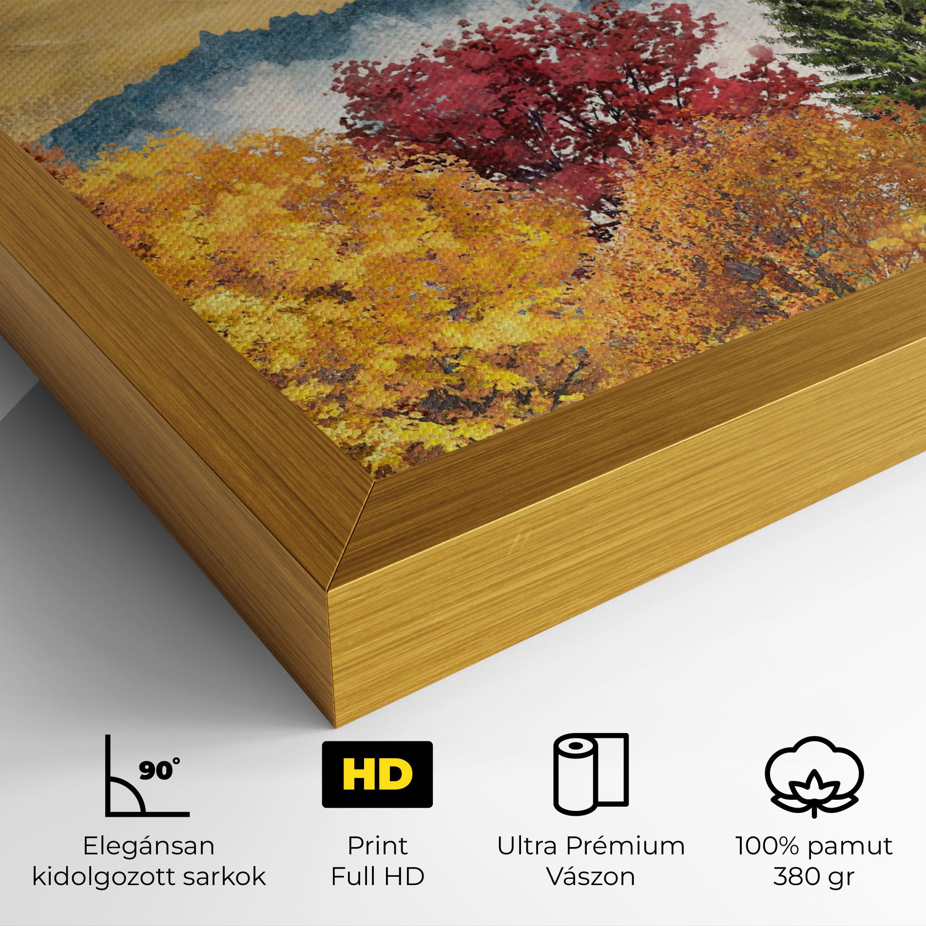 Vászonkép Mix Color Trees mockup 4