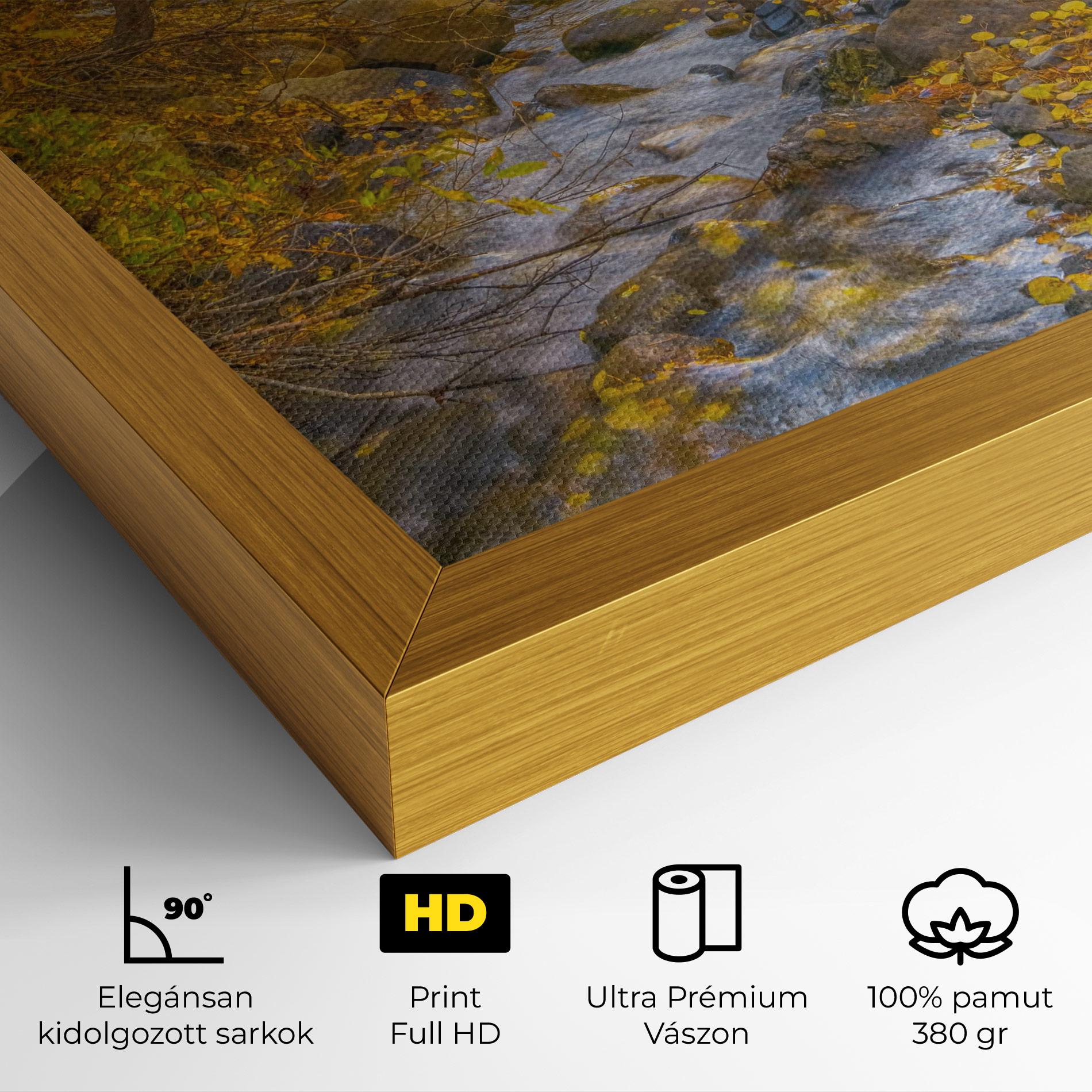 Vászonkép Yellow View Forest mockup 4