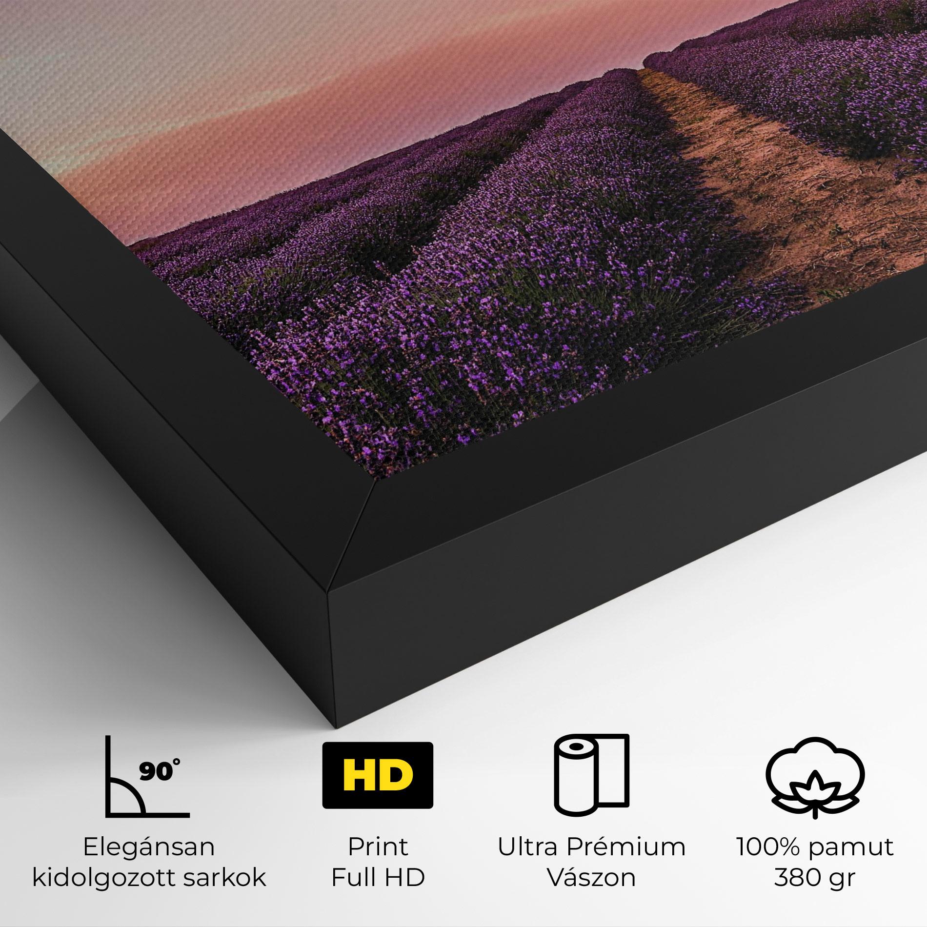 Vászonkép Lavender Field mockup 4