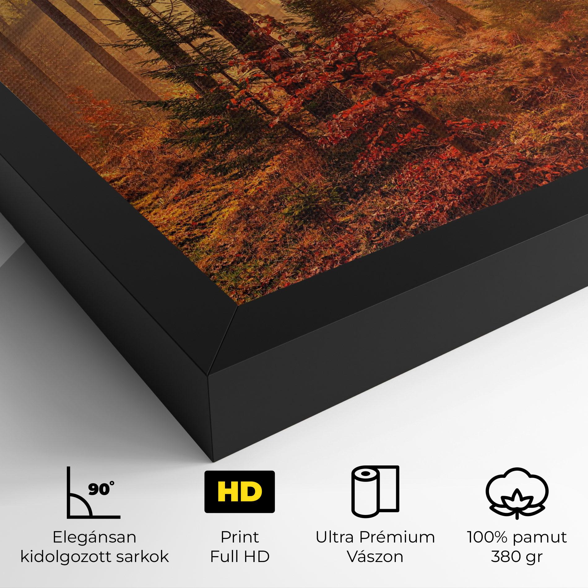 Vászonkép Orange Light Forest mockup 4