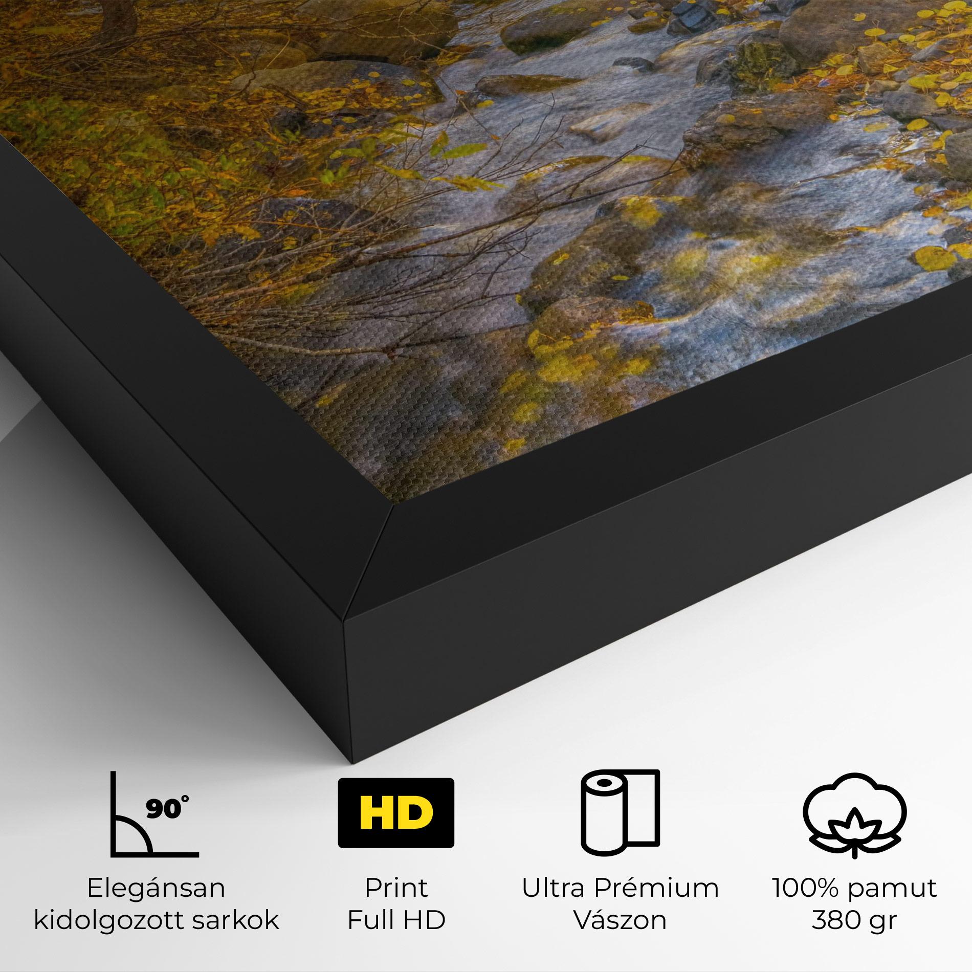 Vászonkép Yellow View Forest mockup 4