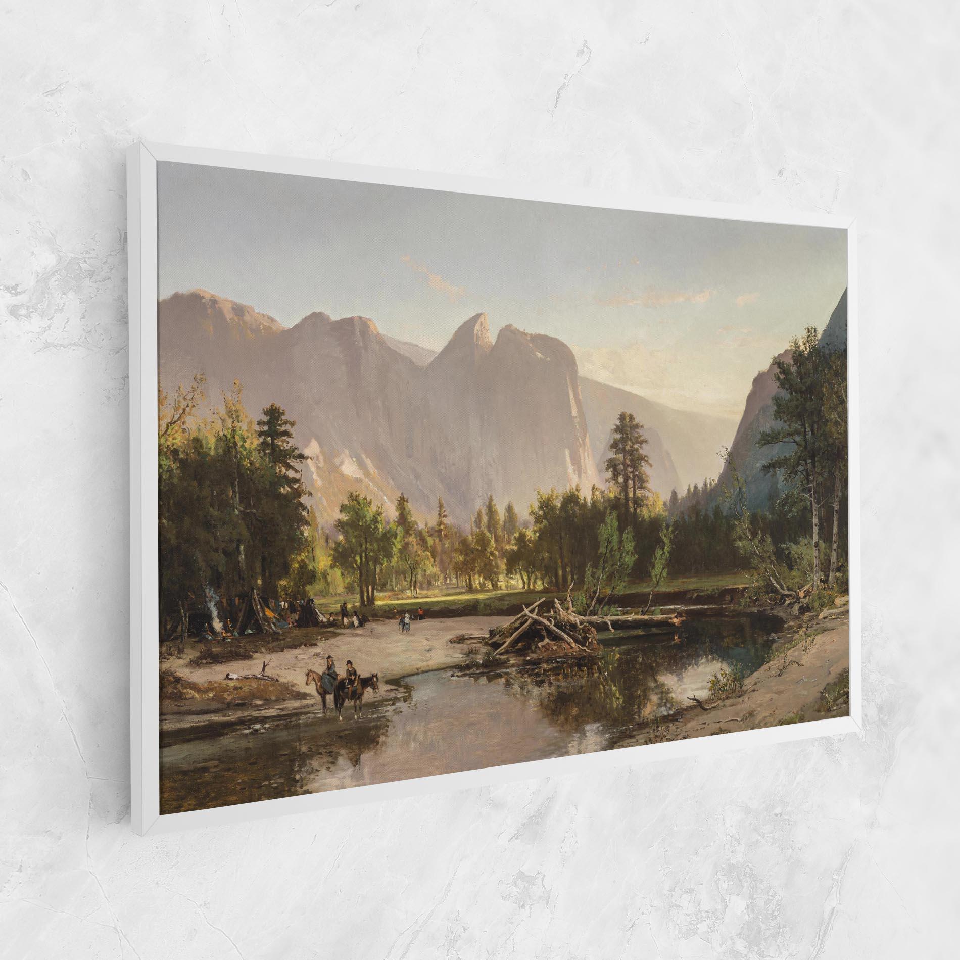 Vászonkép Small Lake Forest mockup 1