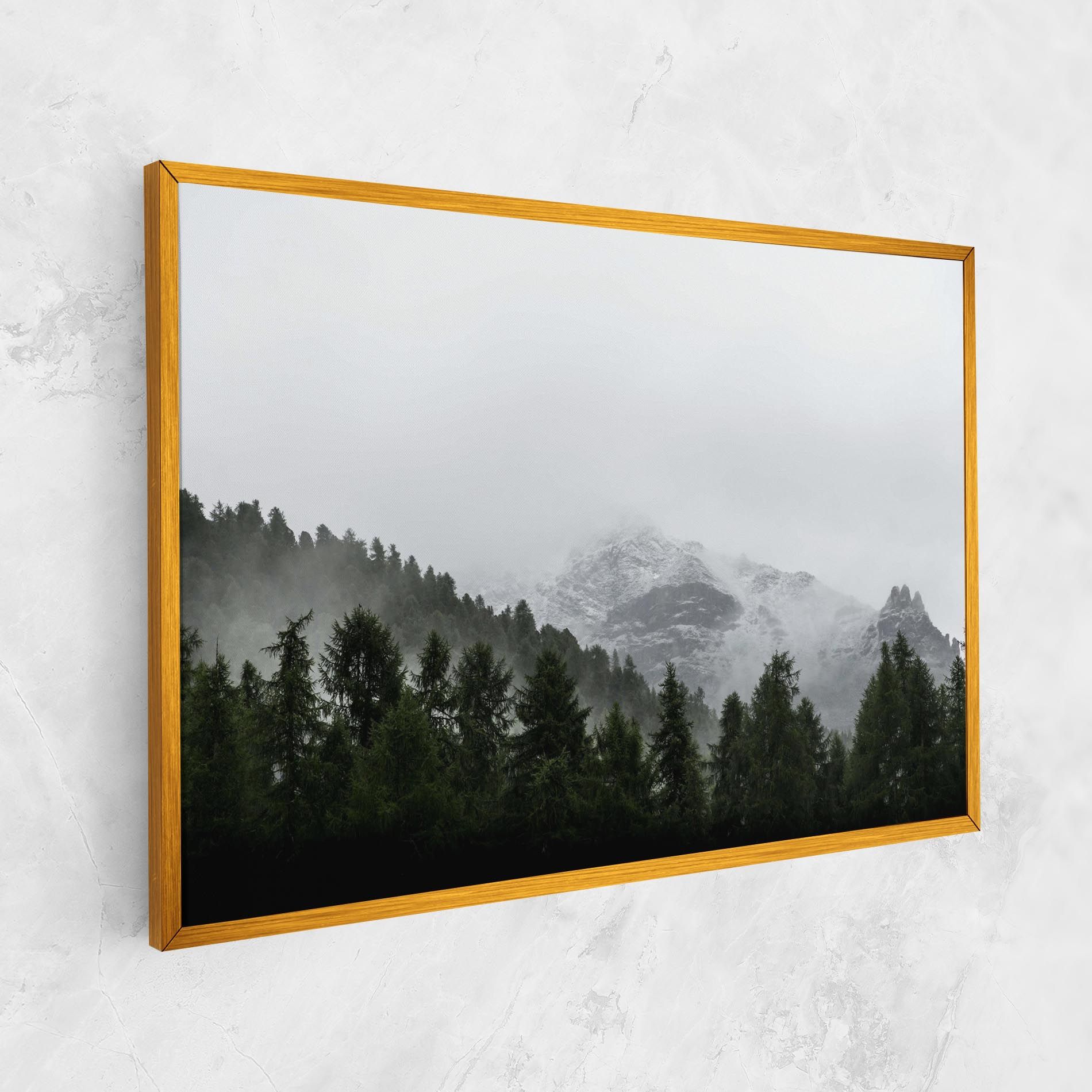 Foggy Mountain Forest mockup 1