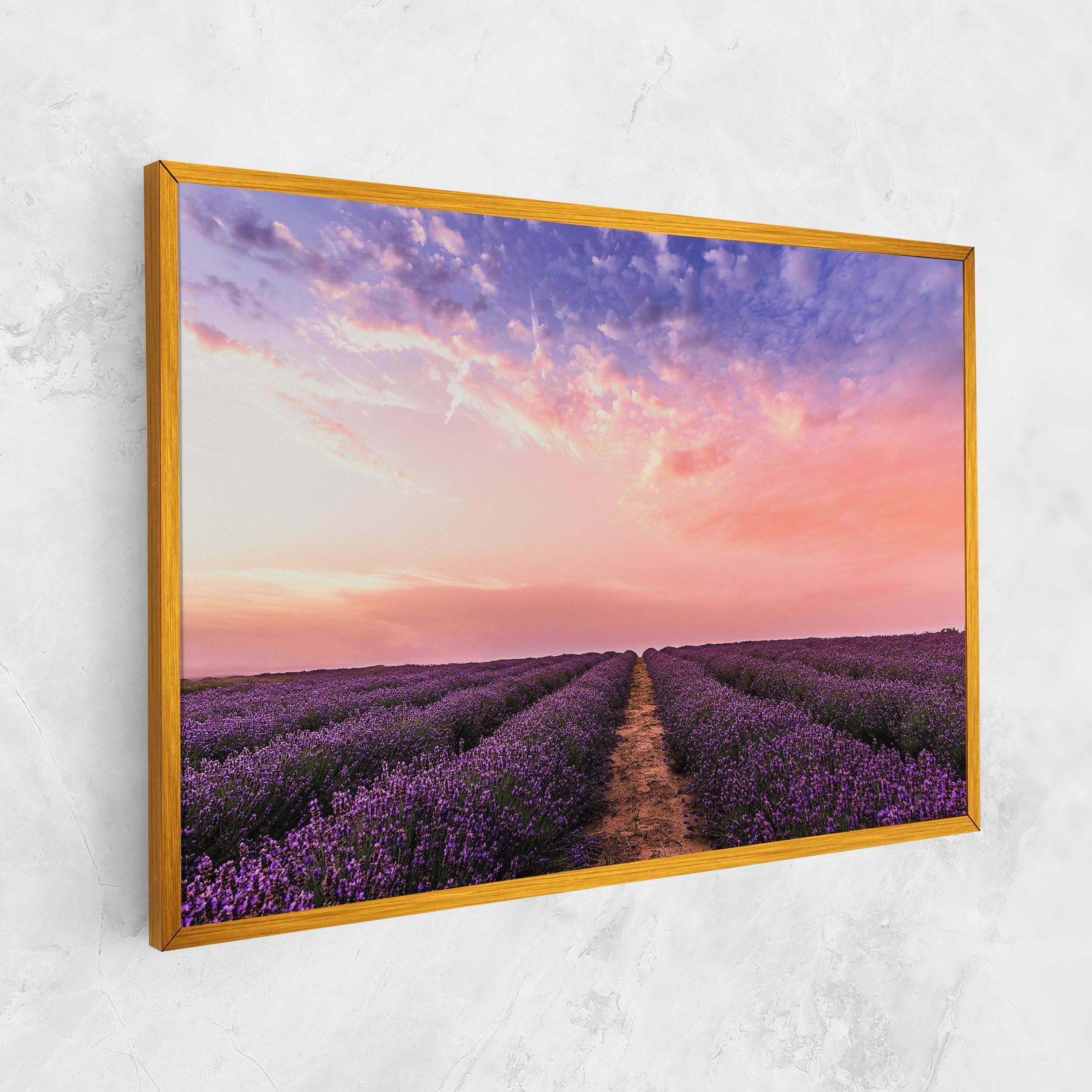 Vászonkép Lavender Field mockup 1