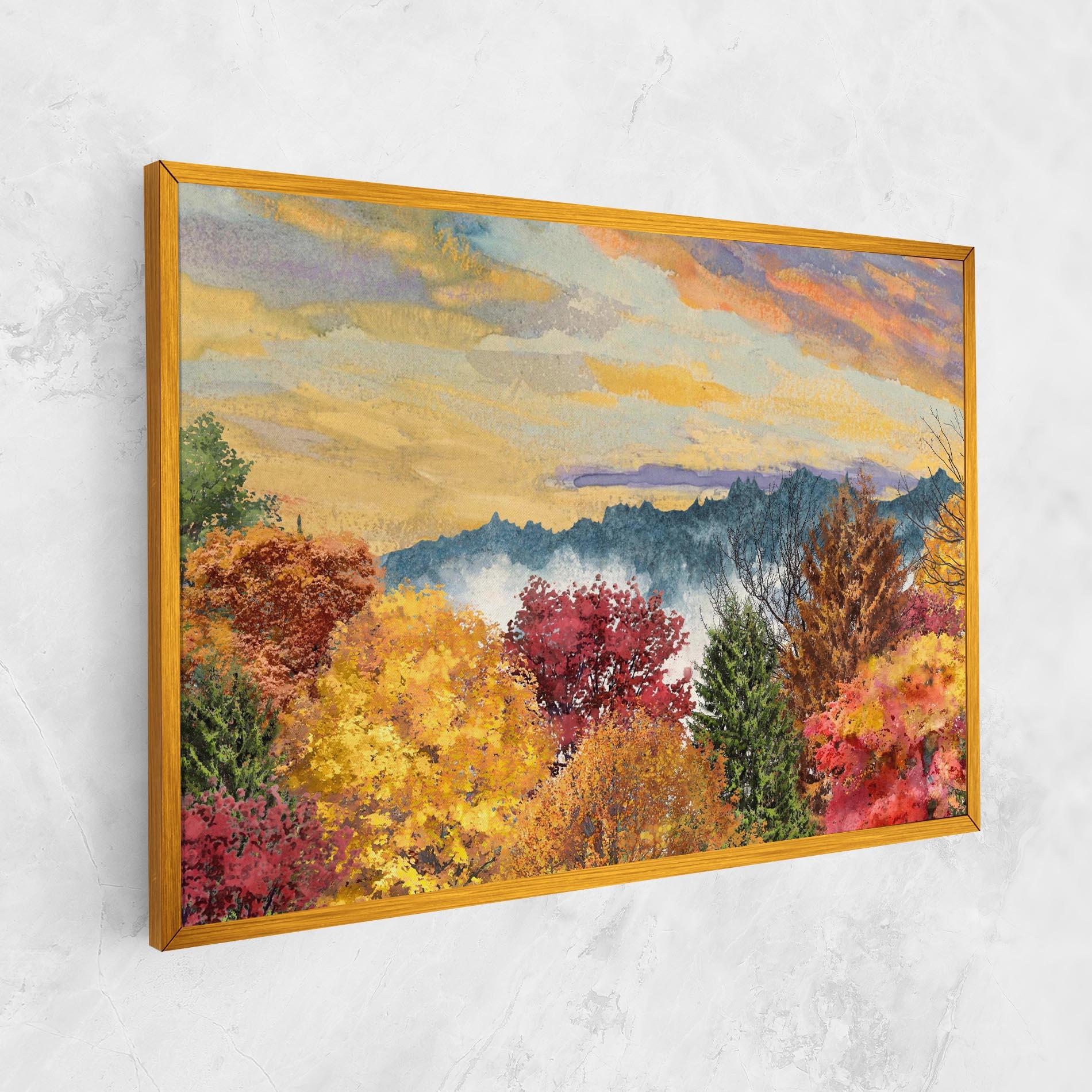 Vászonkép Mix Color Trees mockup 1