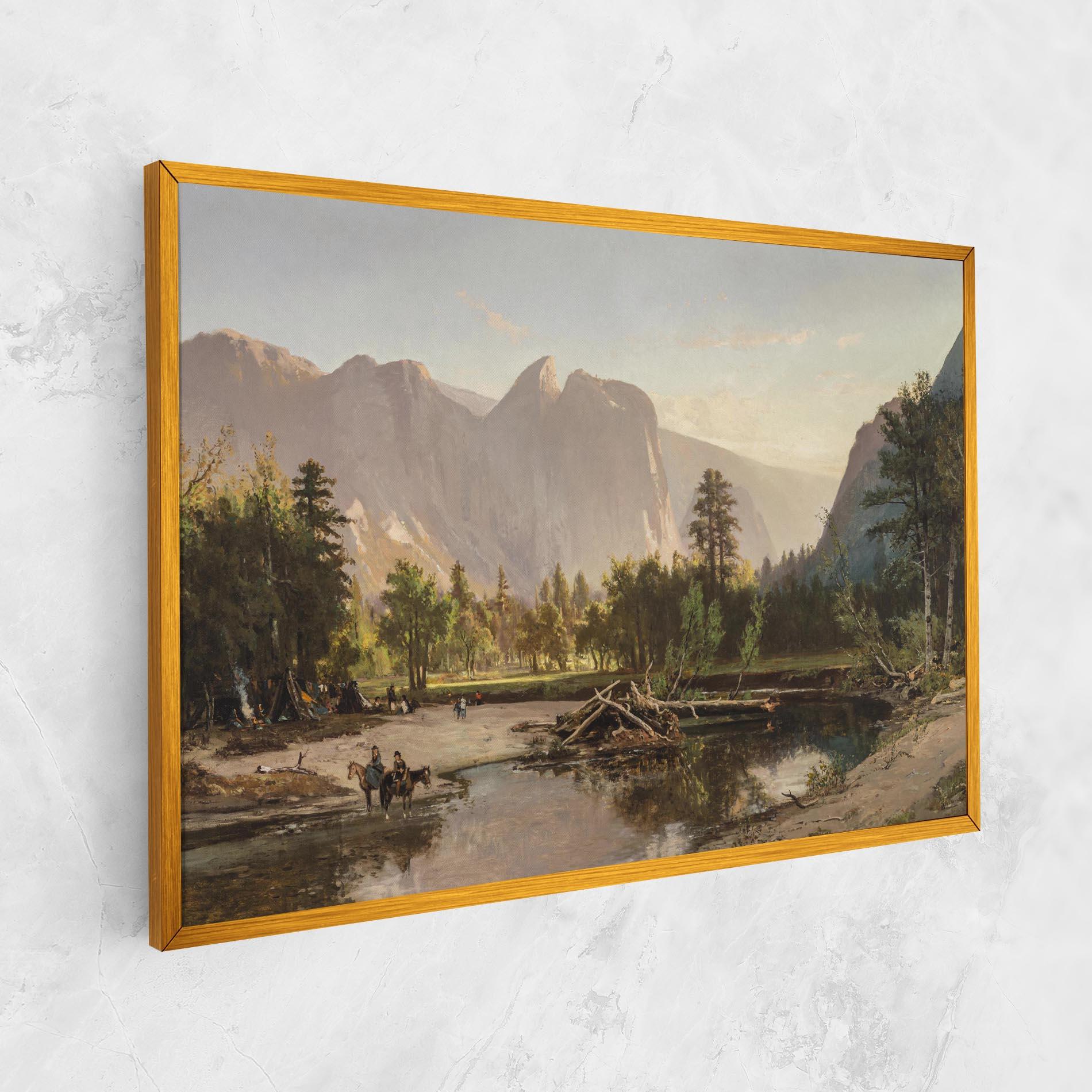 Vászonkép Small Lake Forest mockup 1