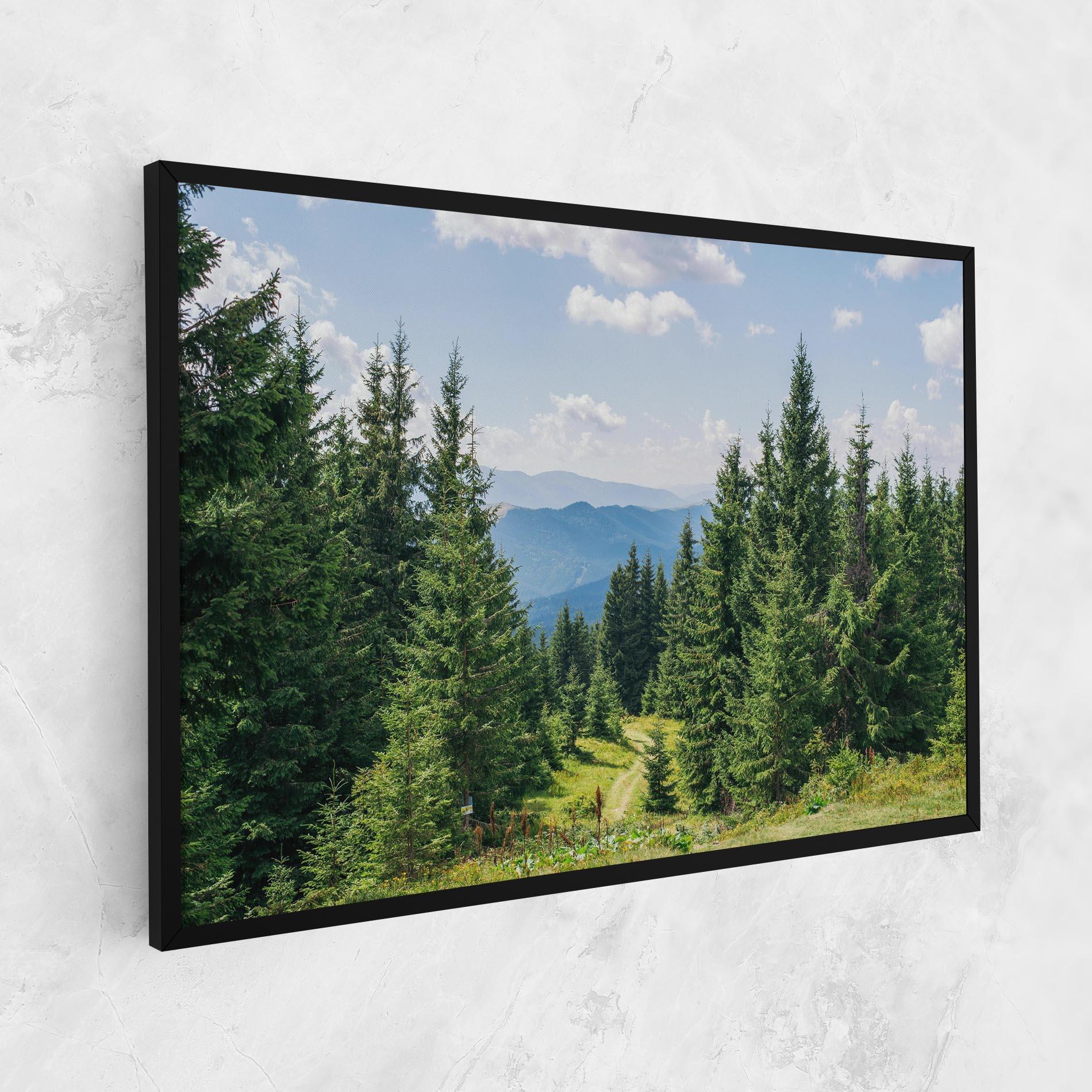 Vászonkép Carpathian Mountain mockup 1