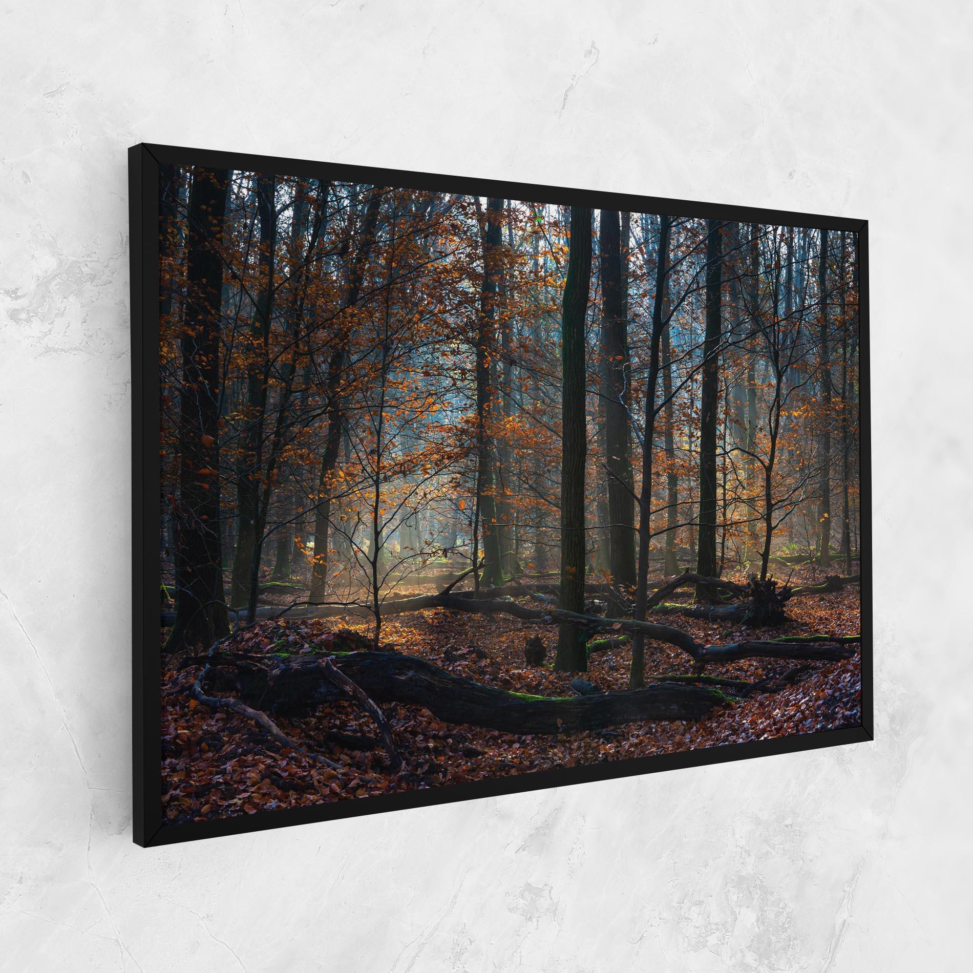 Vászonkép Forest Autumn Day mockup 1