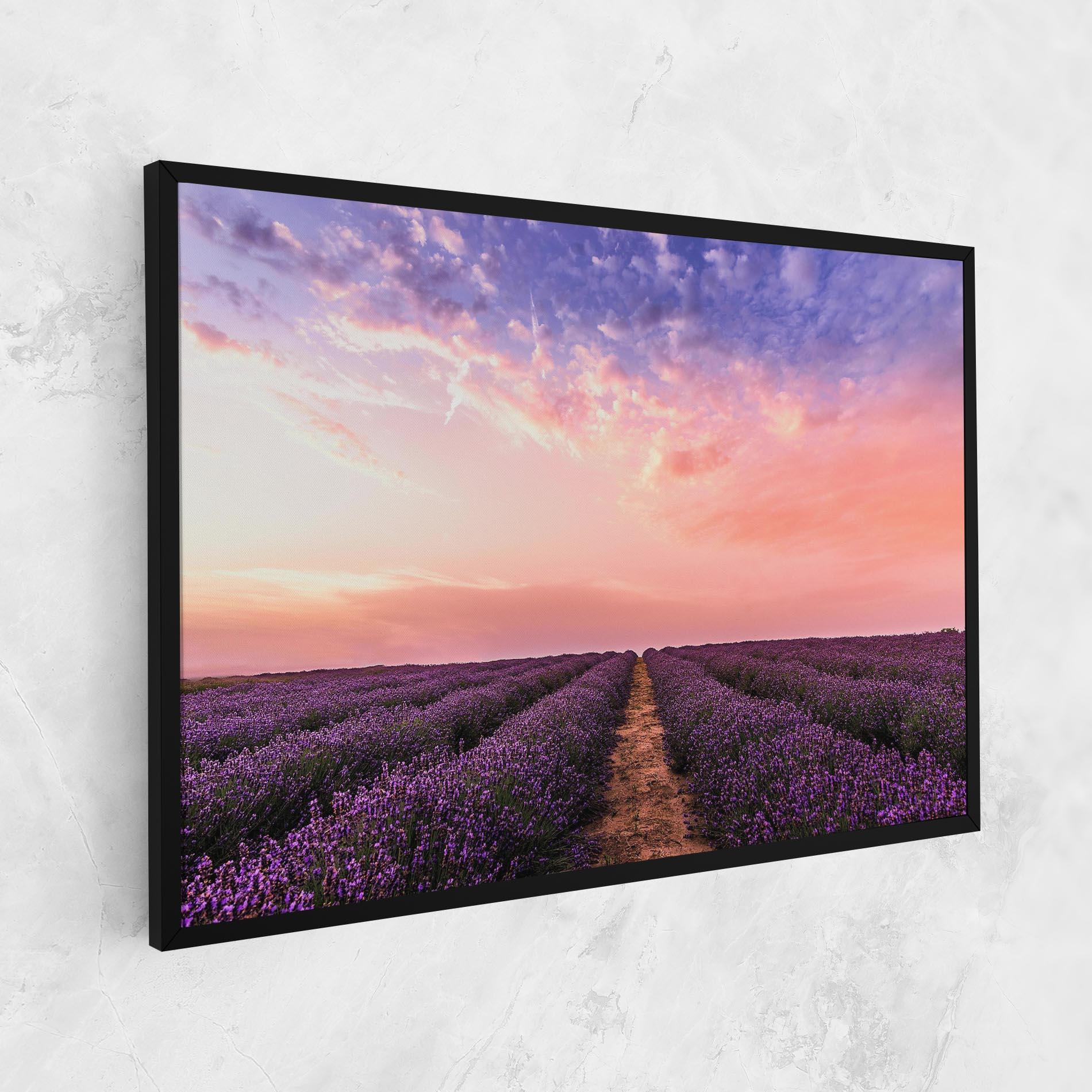 Vászonkép Lavender Field mockup 1