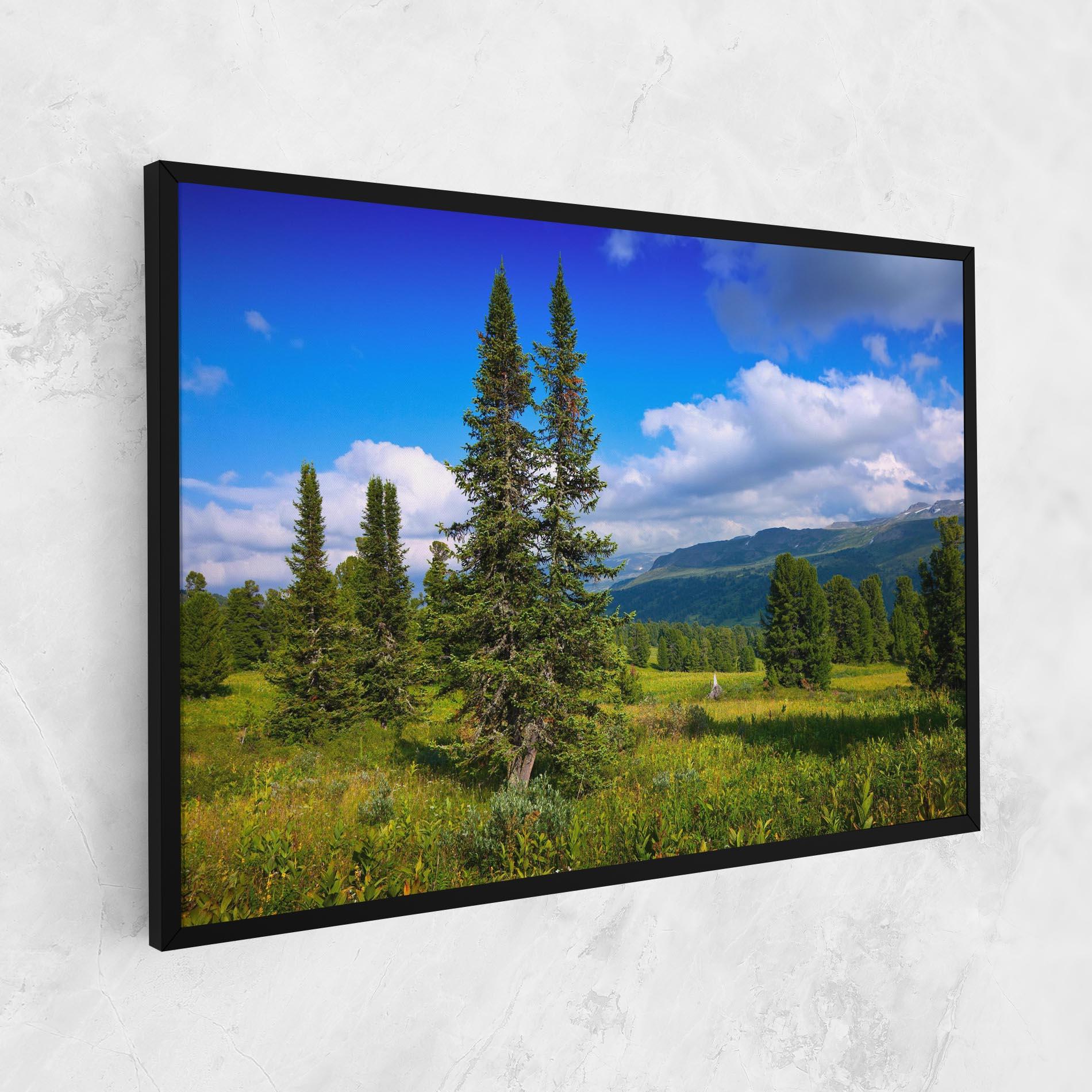 Vászonkép Morning Sunny Field mockup 1