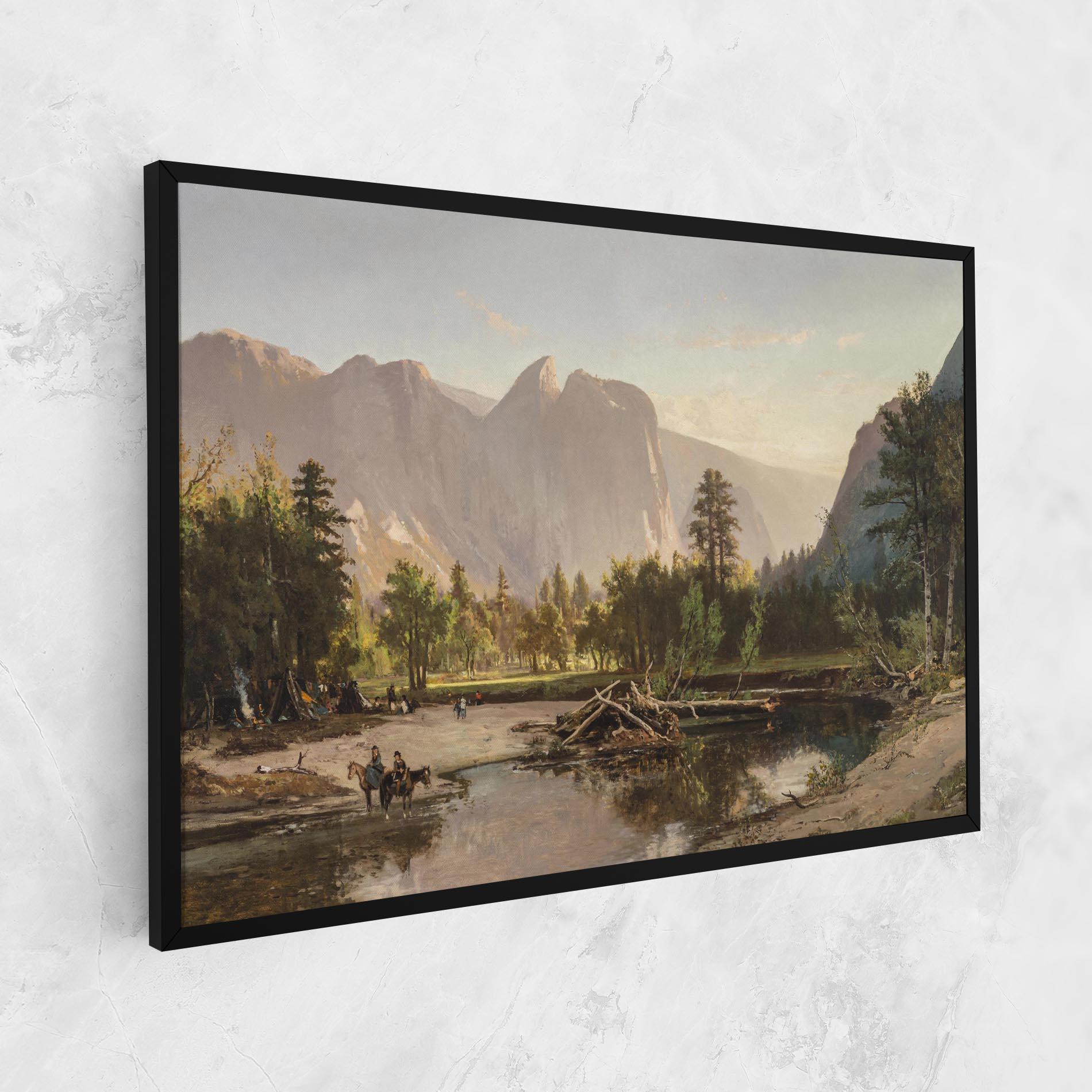Vászonkép Small Lake Forest mockup 1