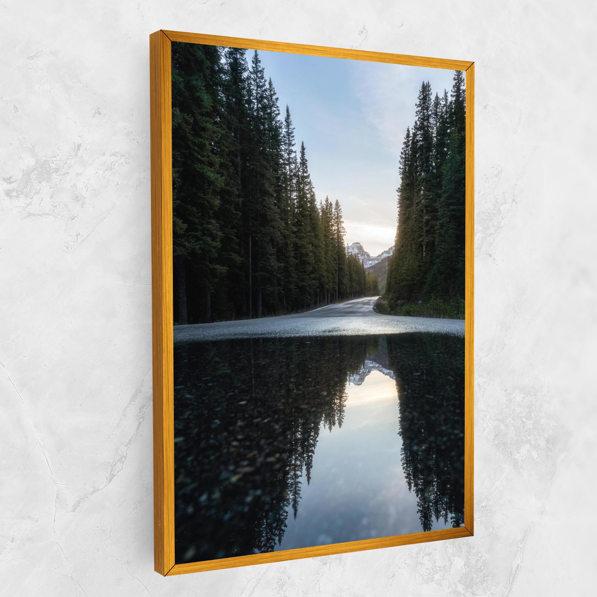 Vászonkép Big Lake Forest mockup 1