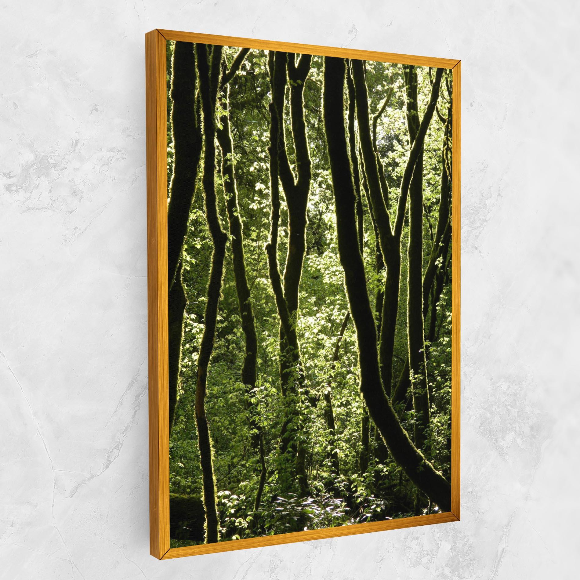 Vászonkép Forest Black Trees mockup 1