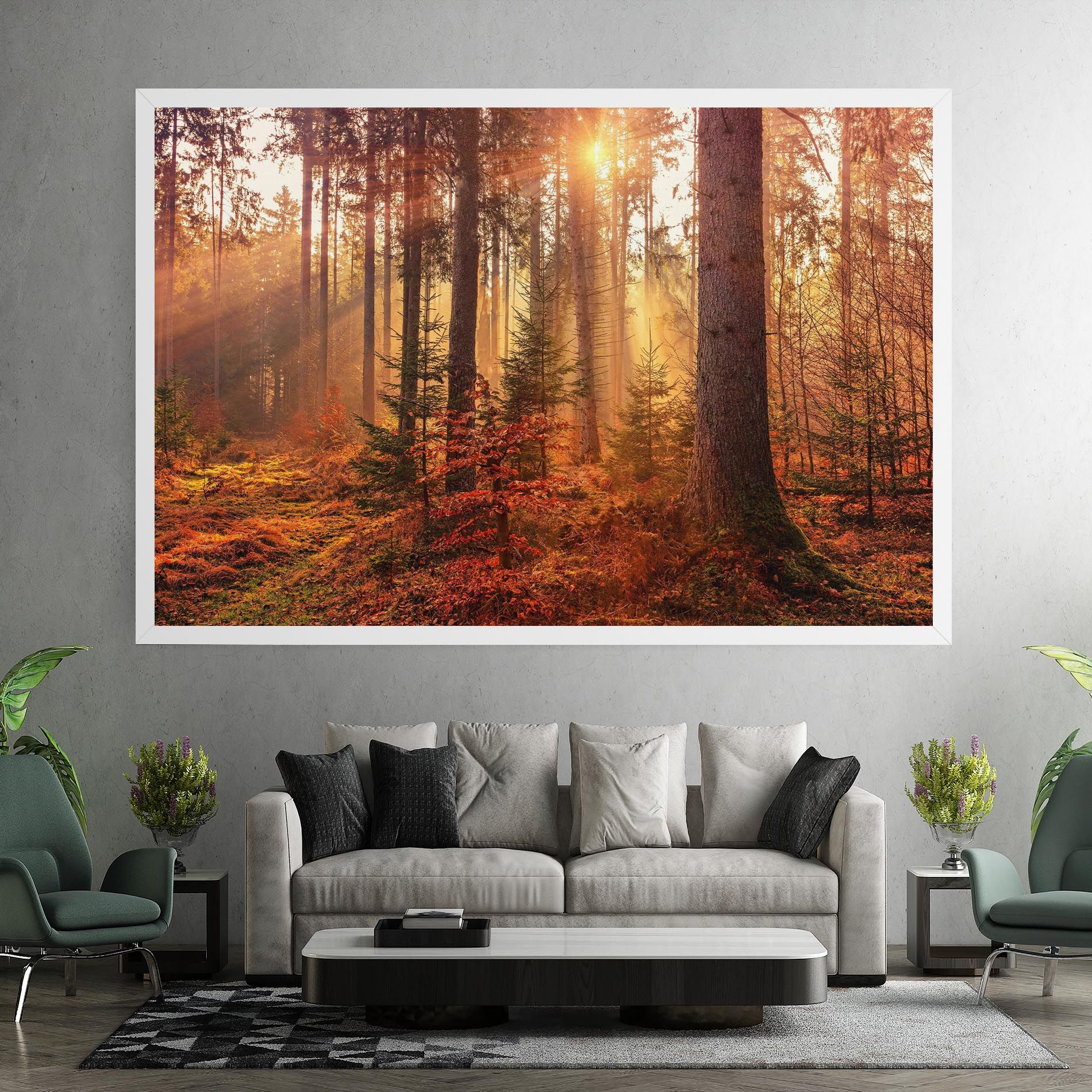 Orange Light Forest mockup 7