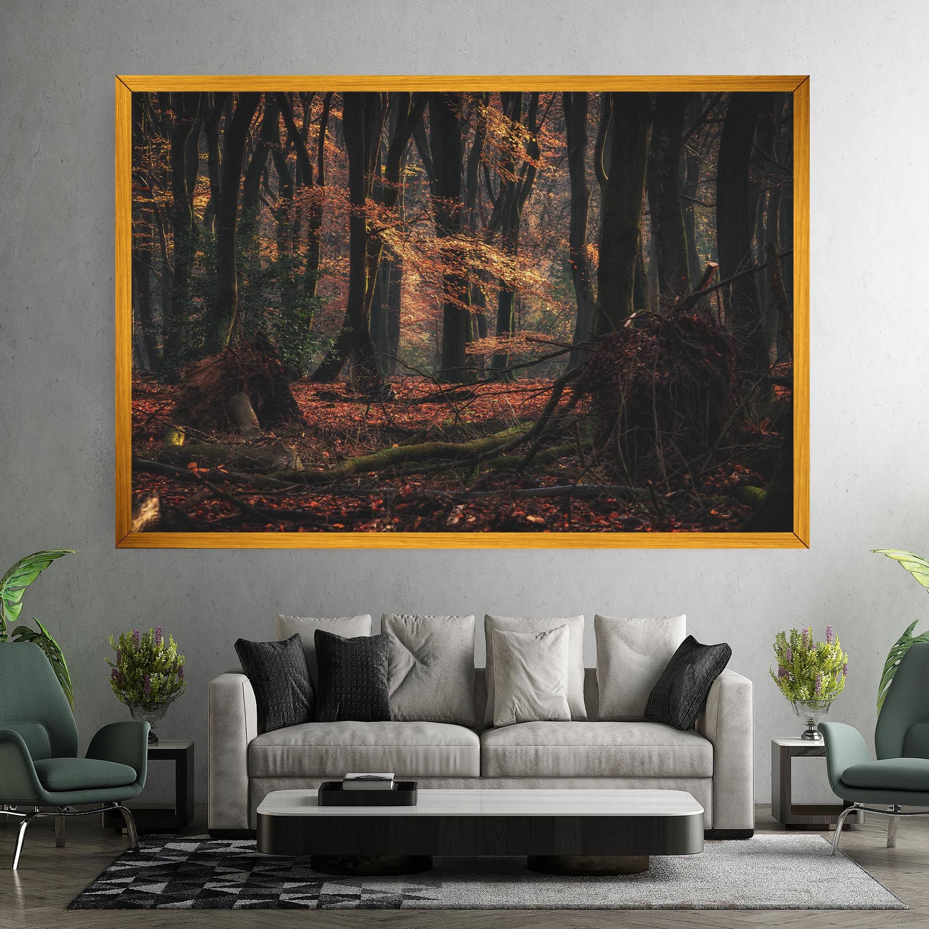 Autumn Forest Trees mockup 7