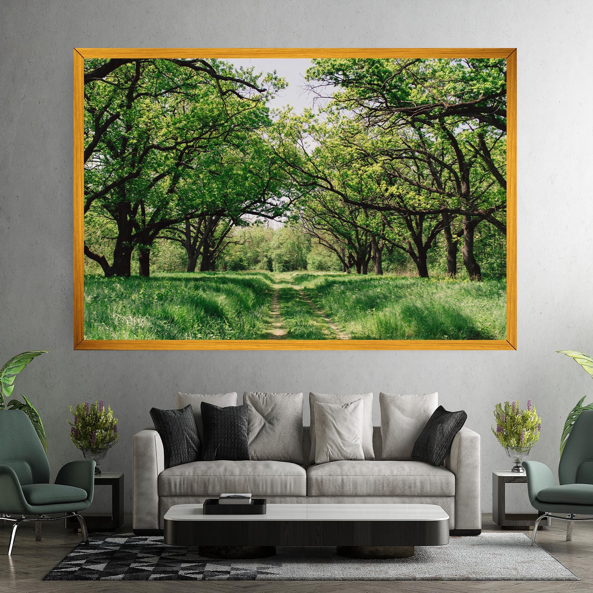 Vászonkép Forest Green Path mockup 7
