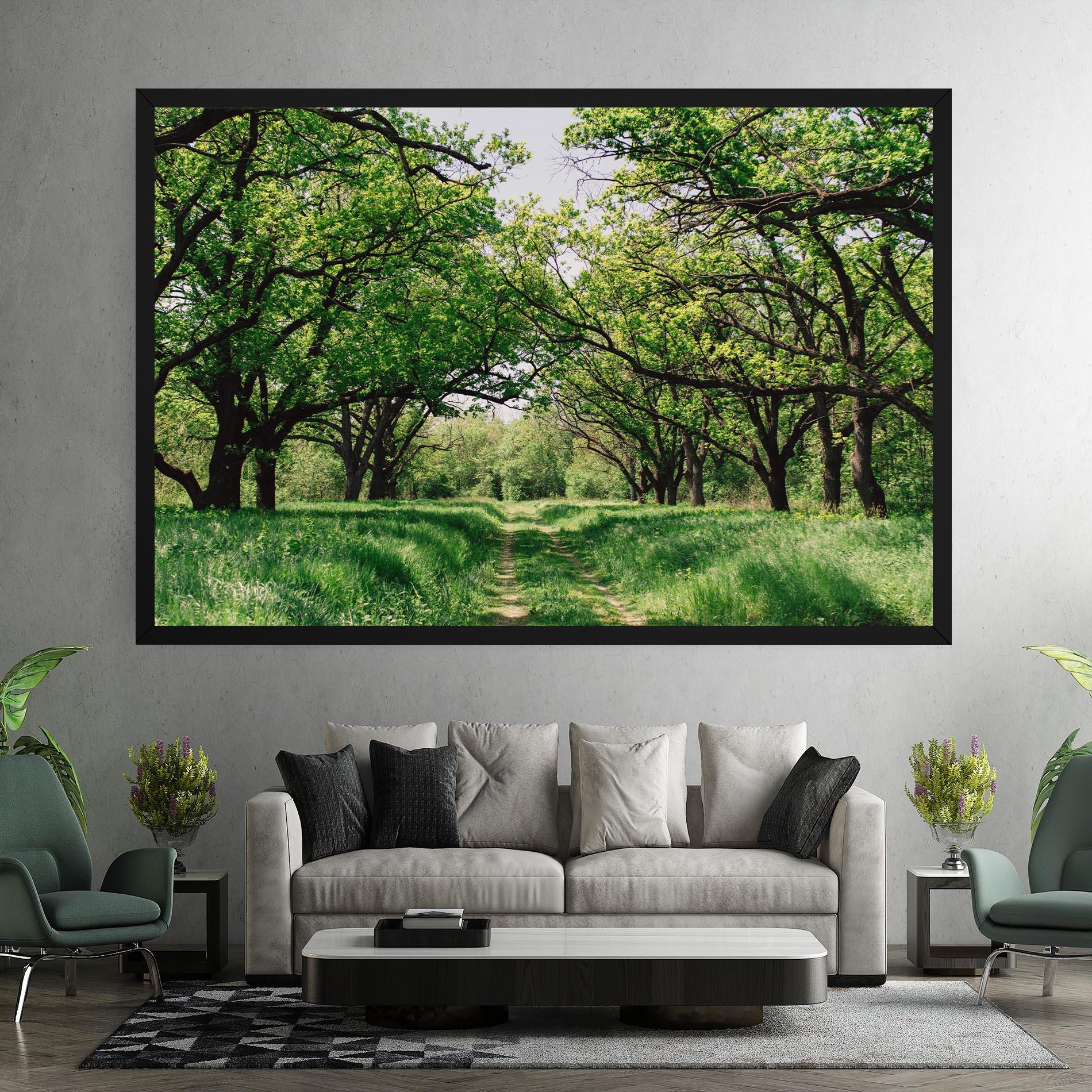 Vászonkép Forest Green Path mockup 7