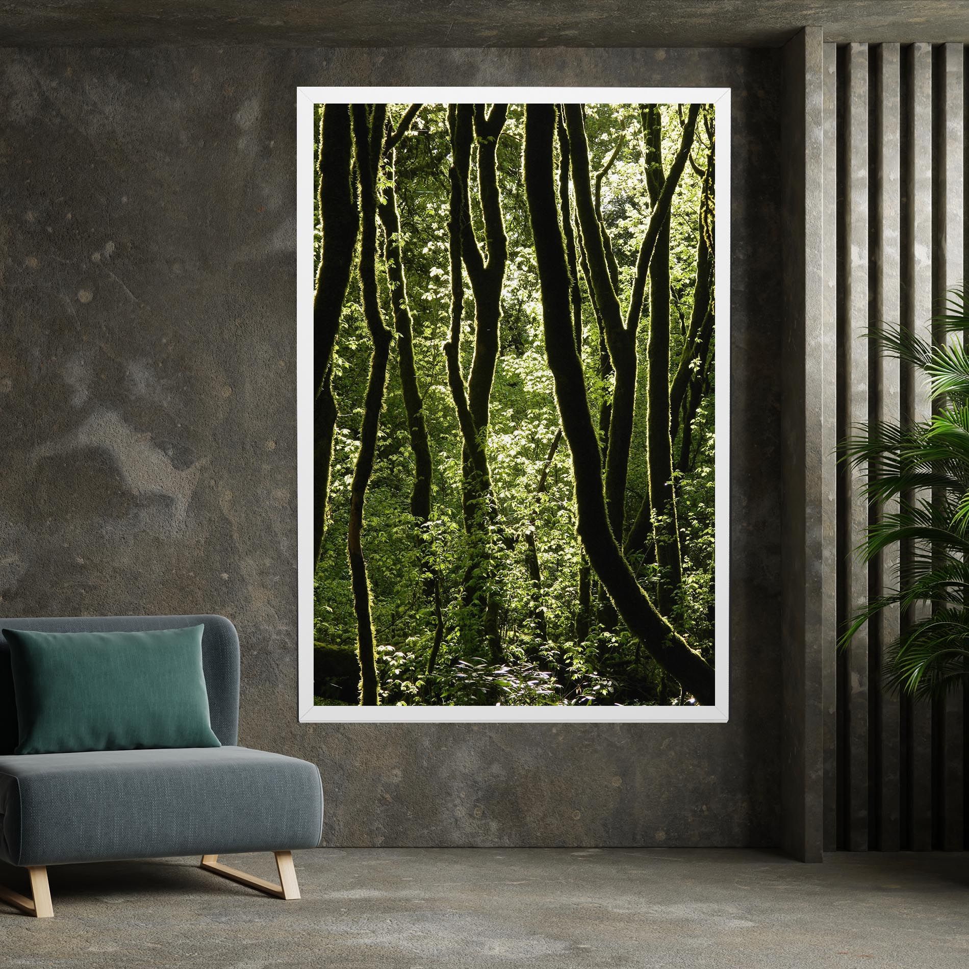 Forest Black Trees mockup 7