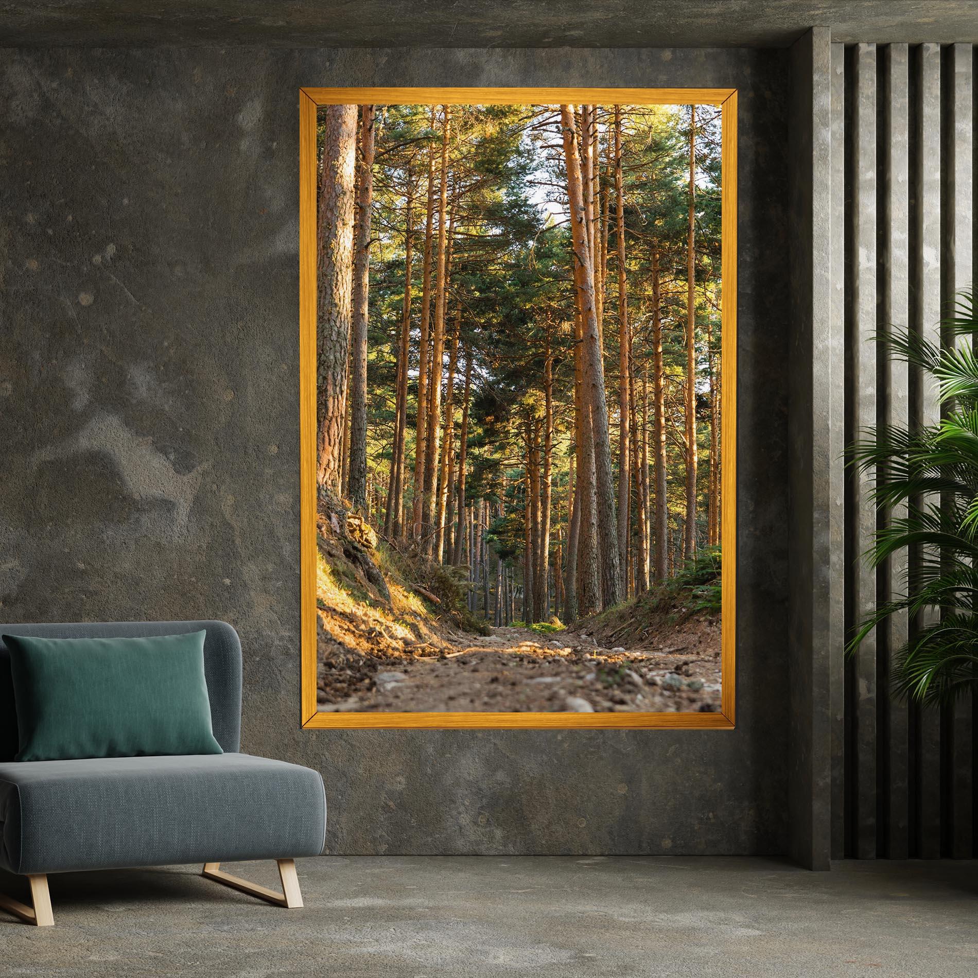 Vászonkép Big Trees Forest mockup 7