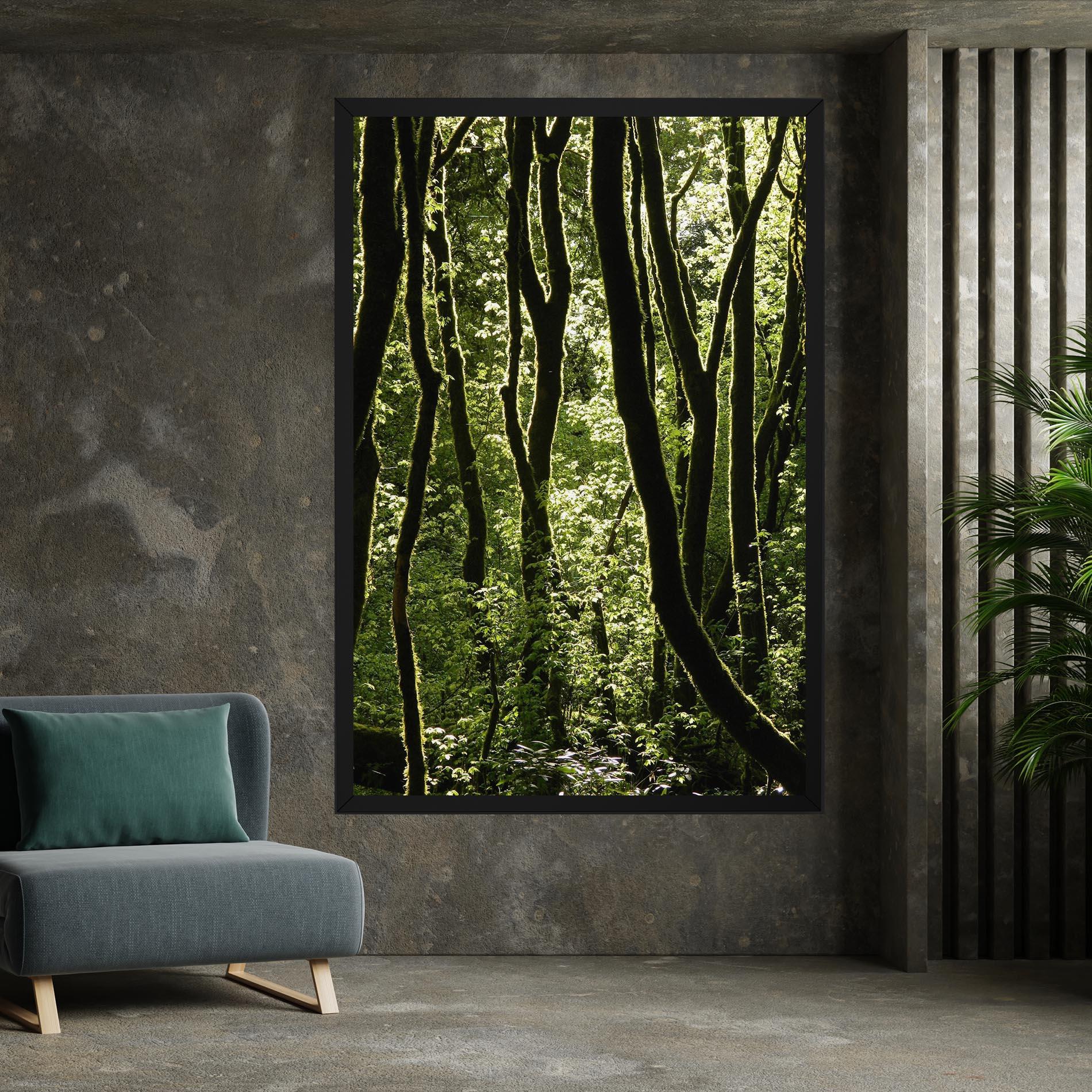 Vászonkép Forest Black Trees mockup 7