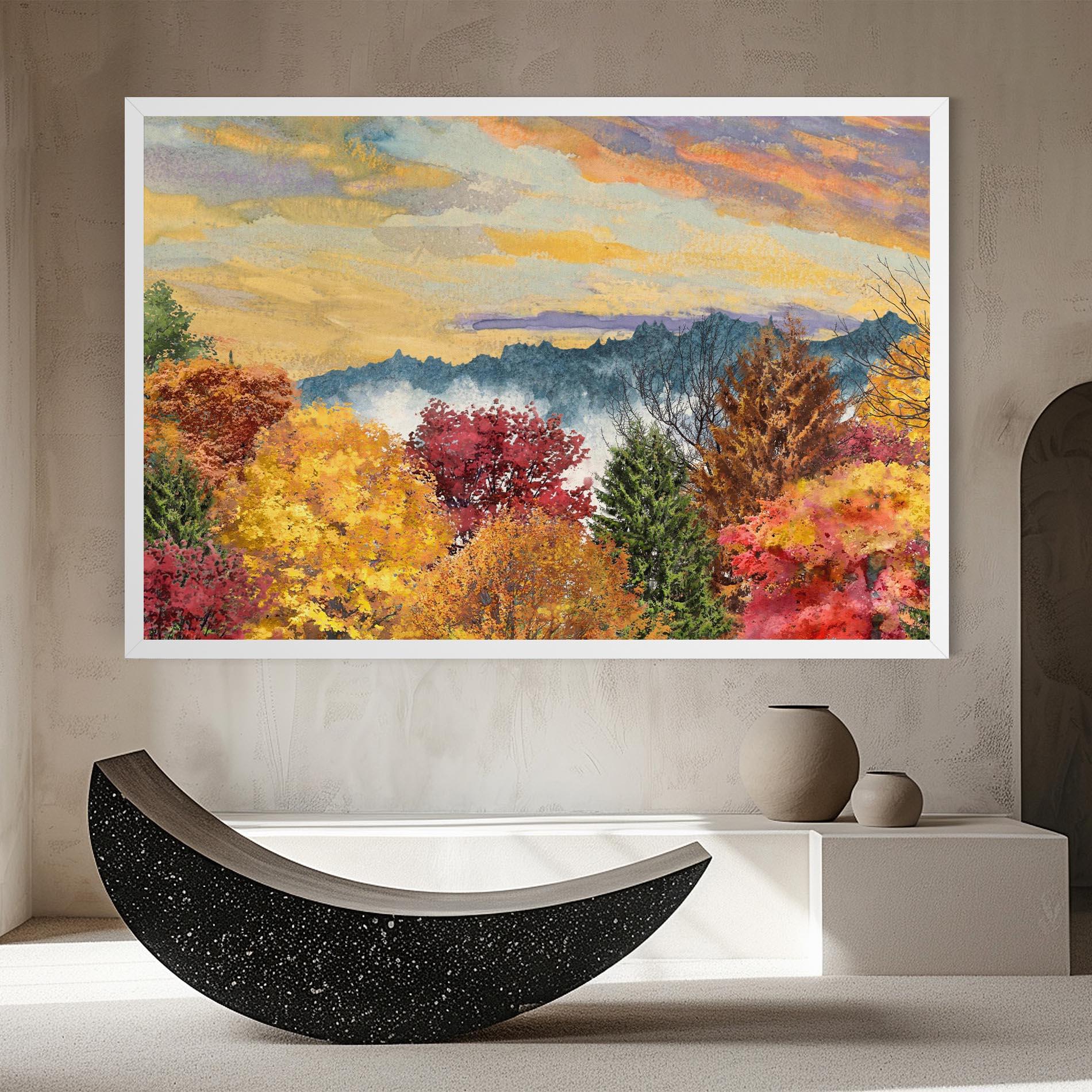 Vászonkép Mix Color Trees mockup 8