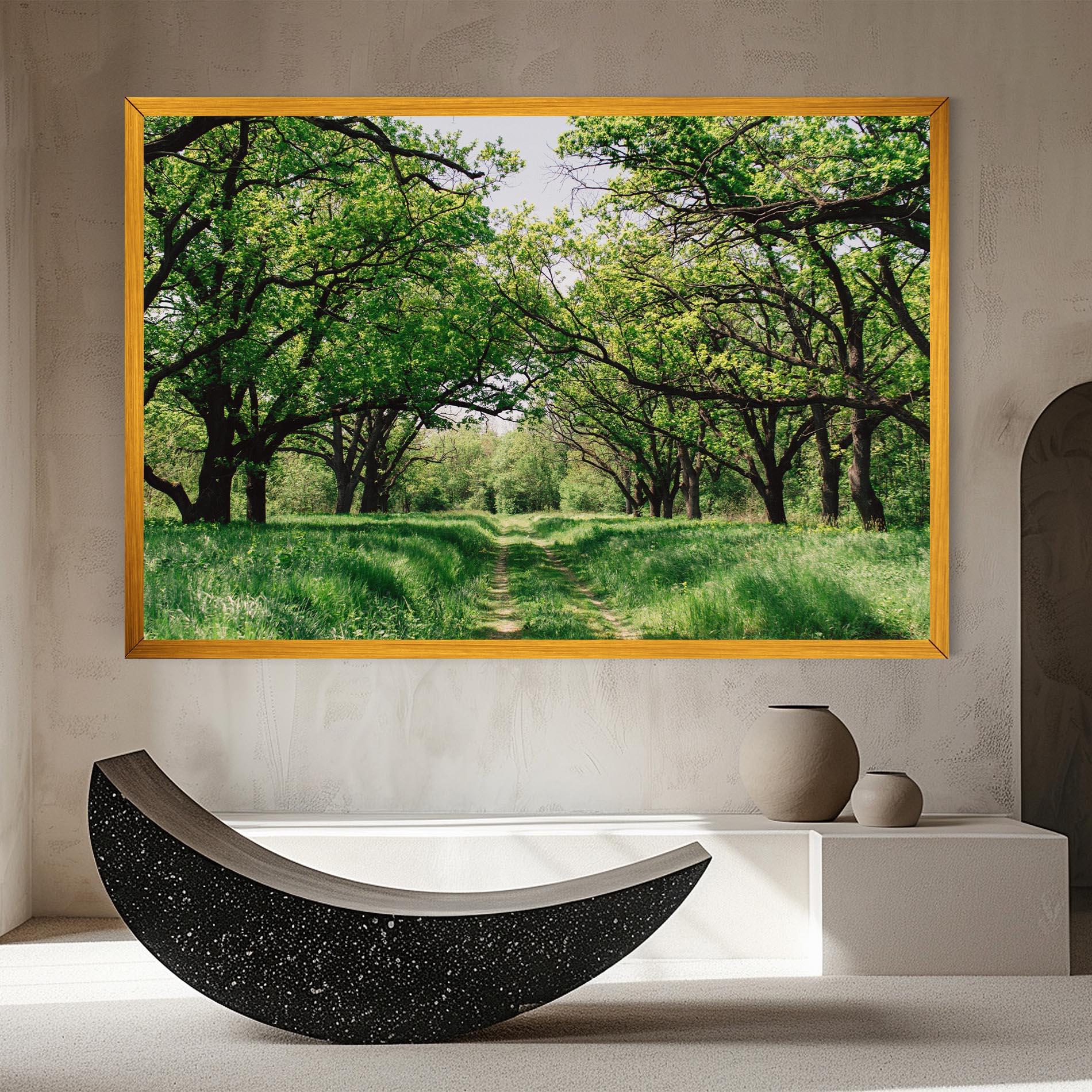 Vászonkép Forest Green Path mockup 8