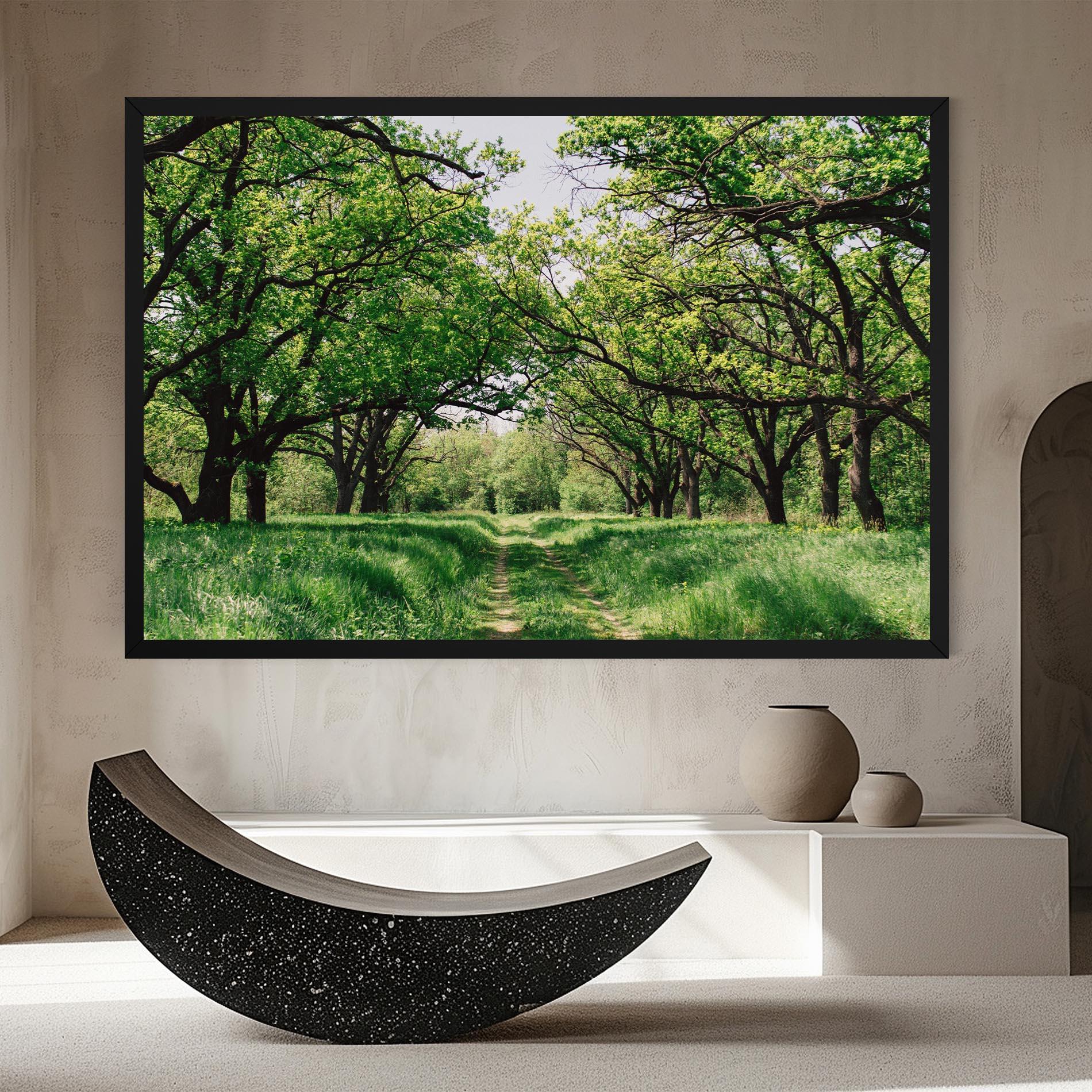 Vászonkép Forest Green Path mockup 8