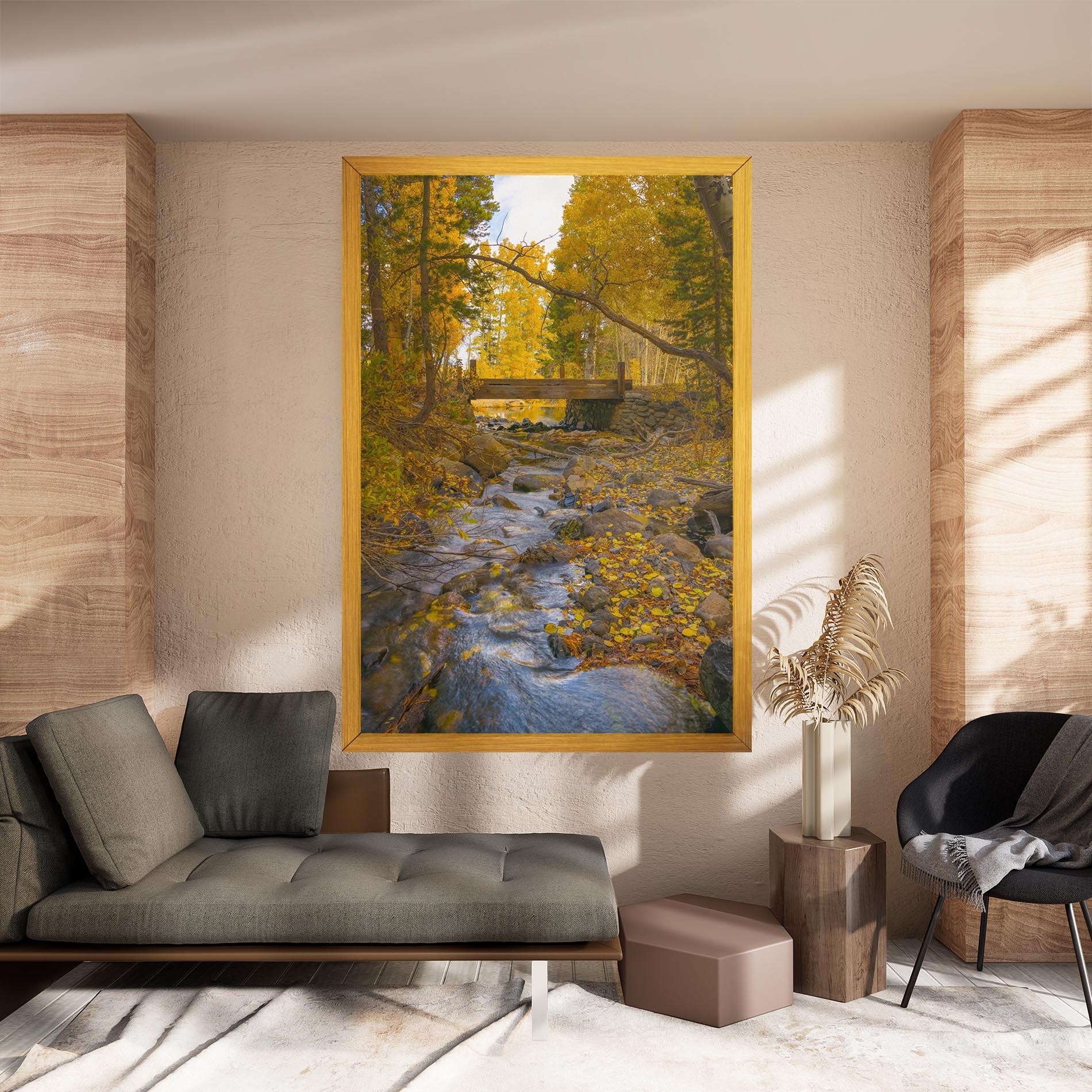 Vászonkép Yellow View Forest mockup 8