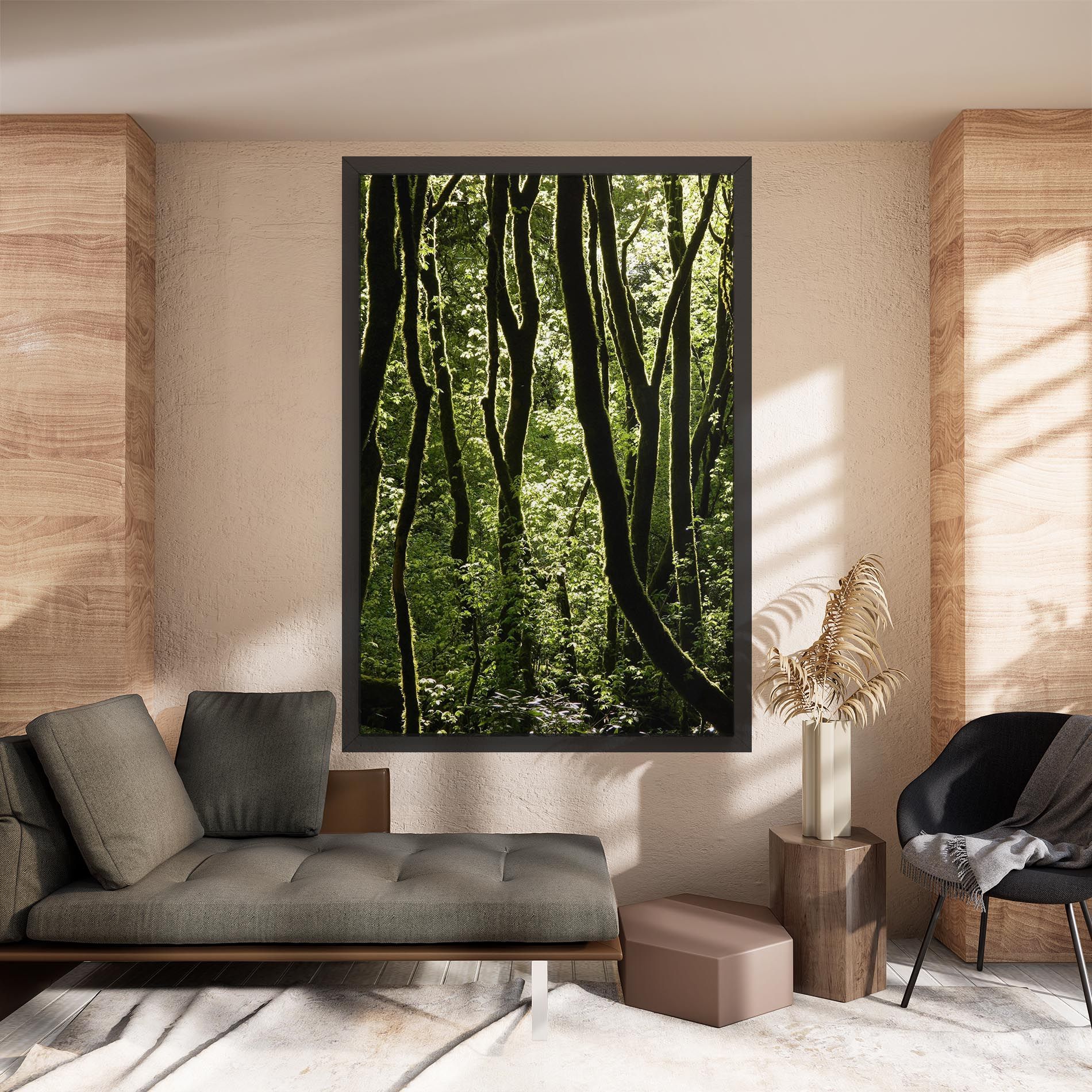 Forest Black Trees mockup 8