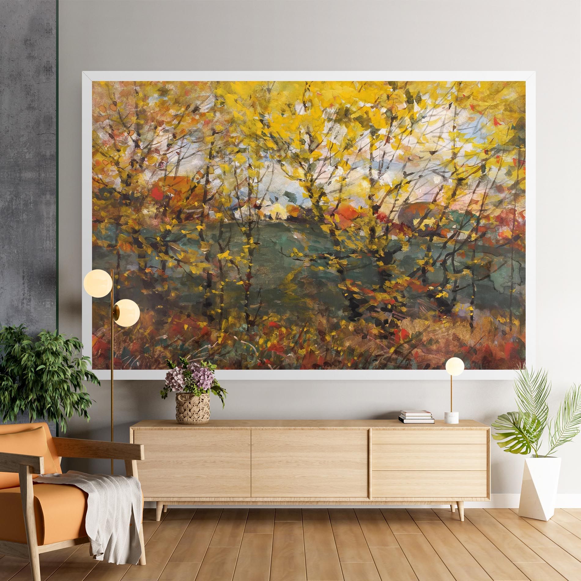 Autumn Painting Tree mockup 9
