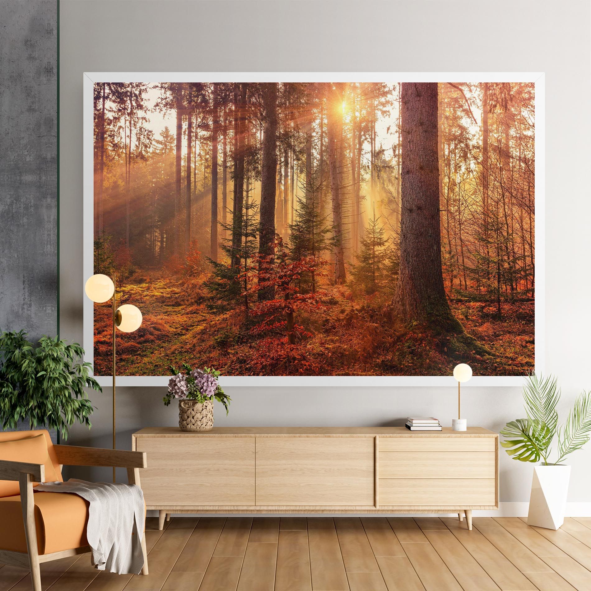 Orange Light Forest mockup 9