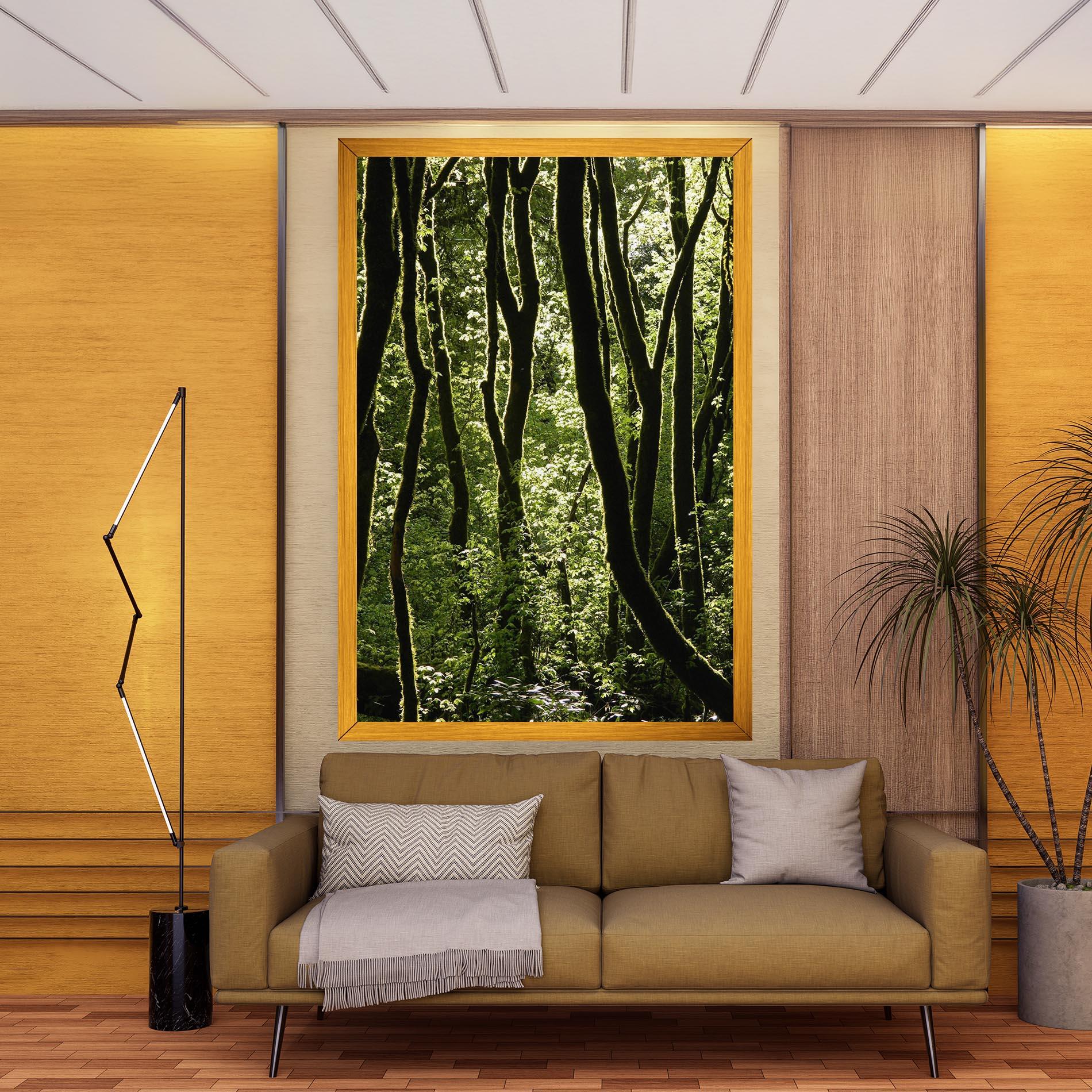 Vászonkép Forest Black Trees mockup 9