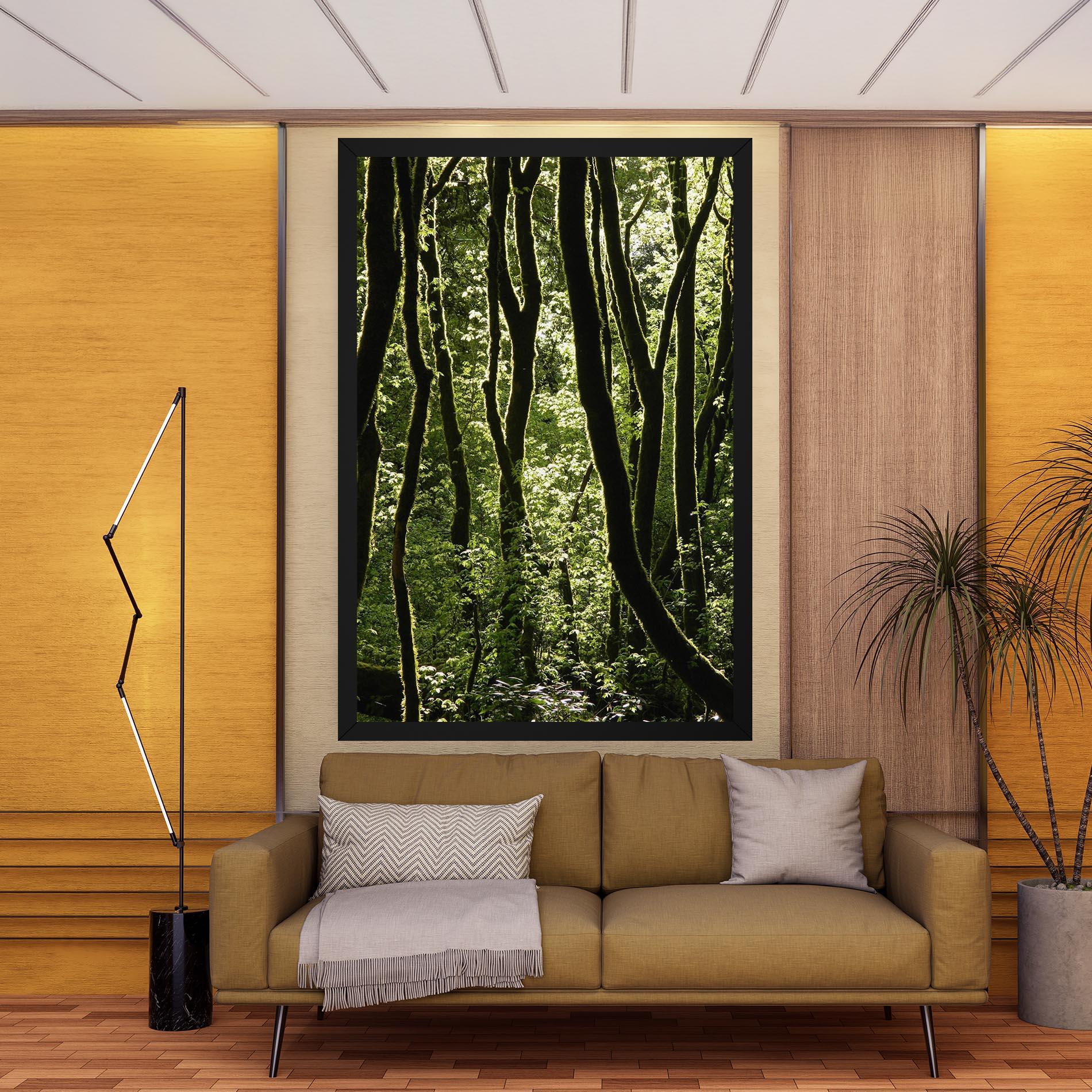 Vászonkép Forest Black Trees mockup 9