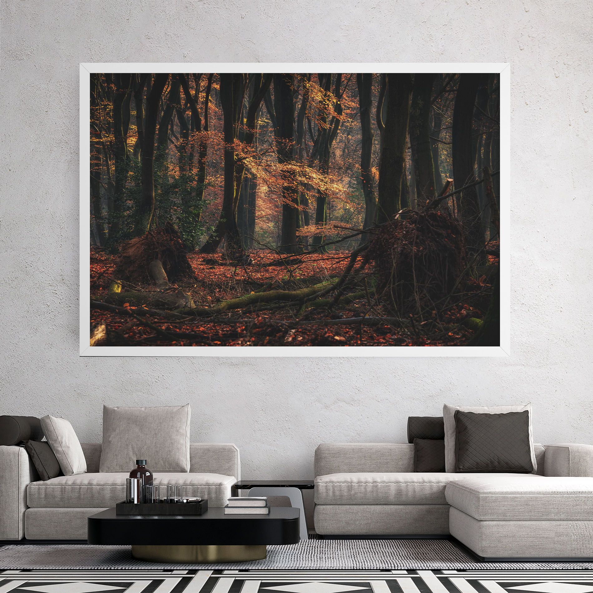 Autumn Forest Trees mockup 2