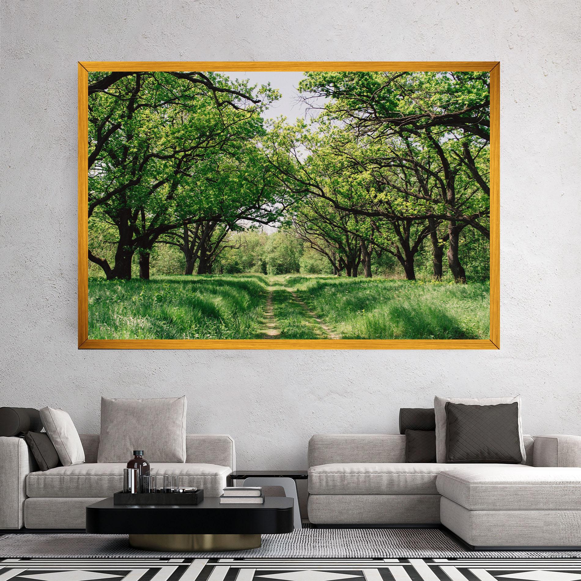 Vászonkép Forest Green Path mockup 2