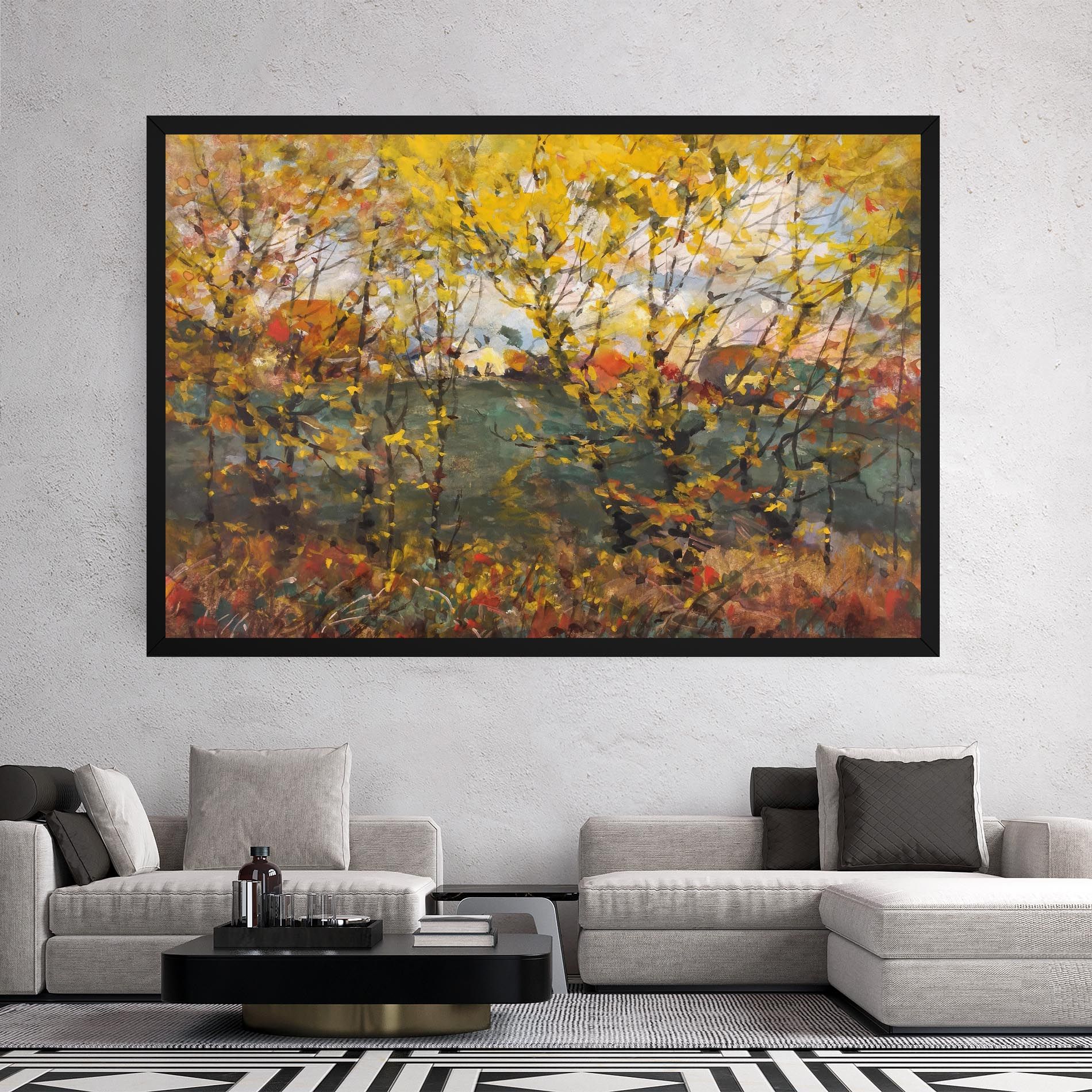 Autumn Painting Tree mockup 2