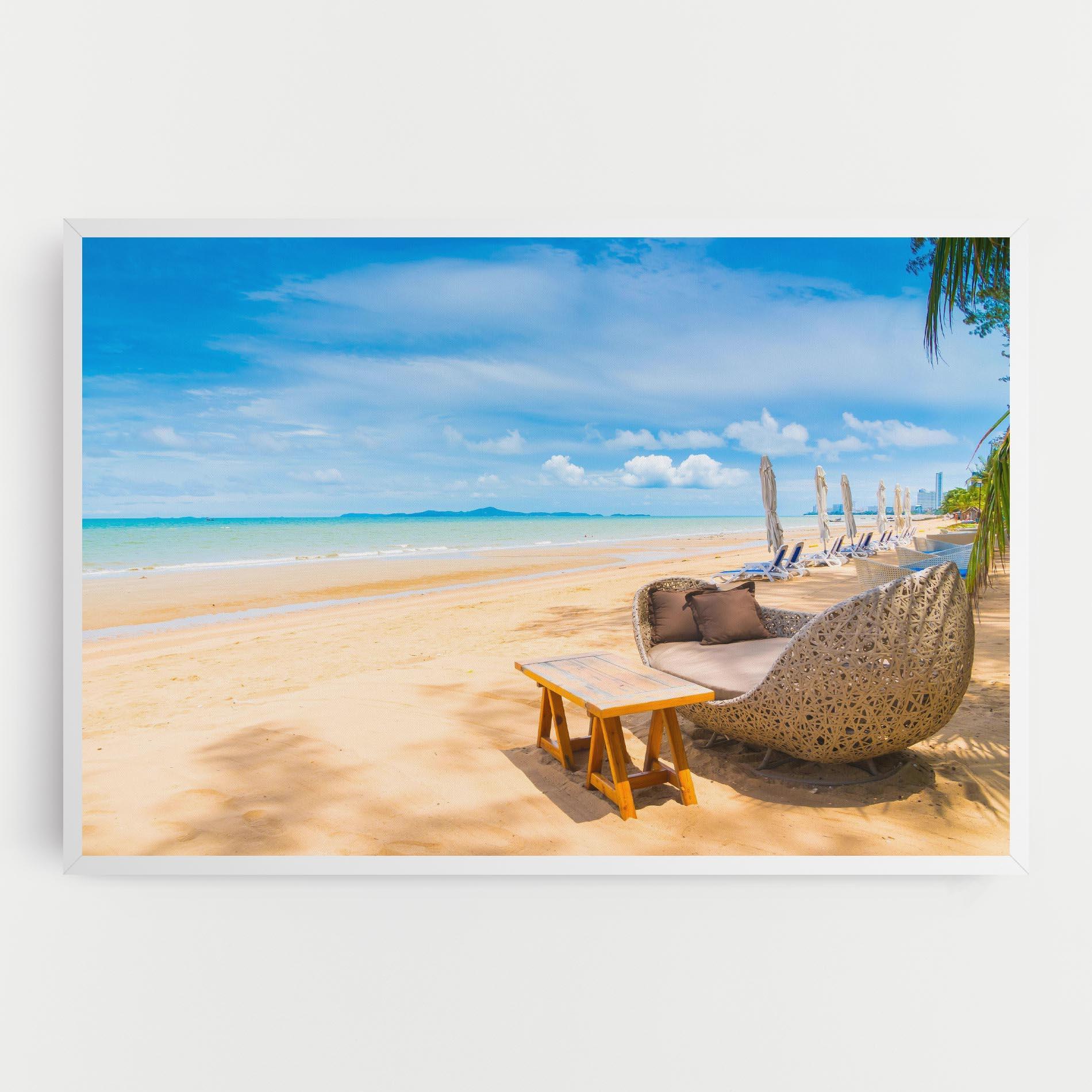 Vászonkép Dinning Blue Sky mockup 0