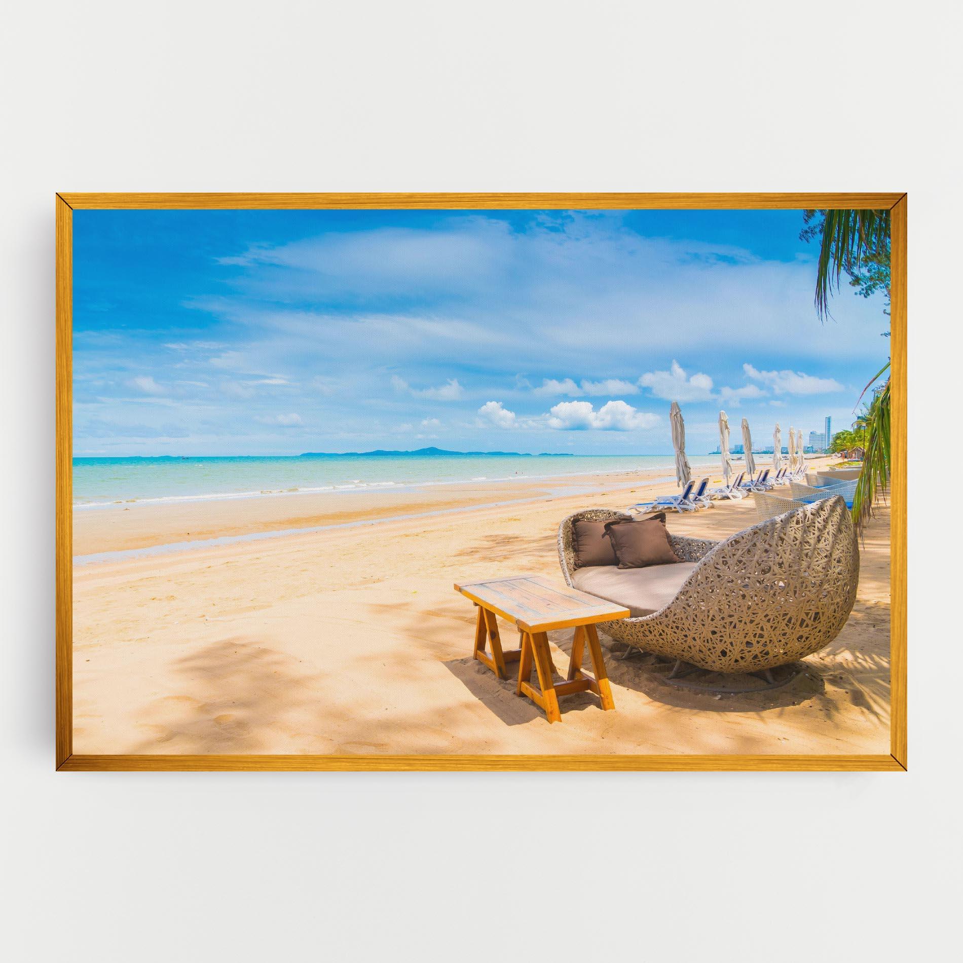 Vászonkép Dinning Blue Sky mockup 0