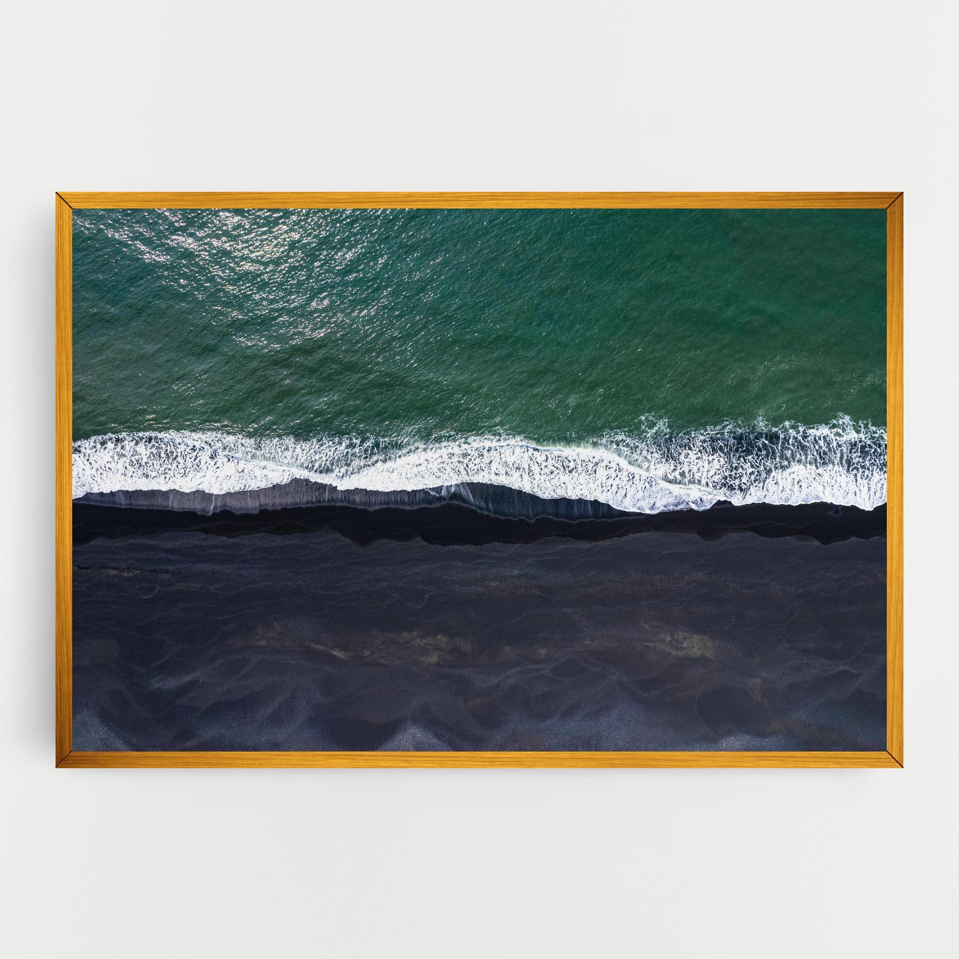 Vászonkép Green Blue Beach mockup 0