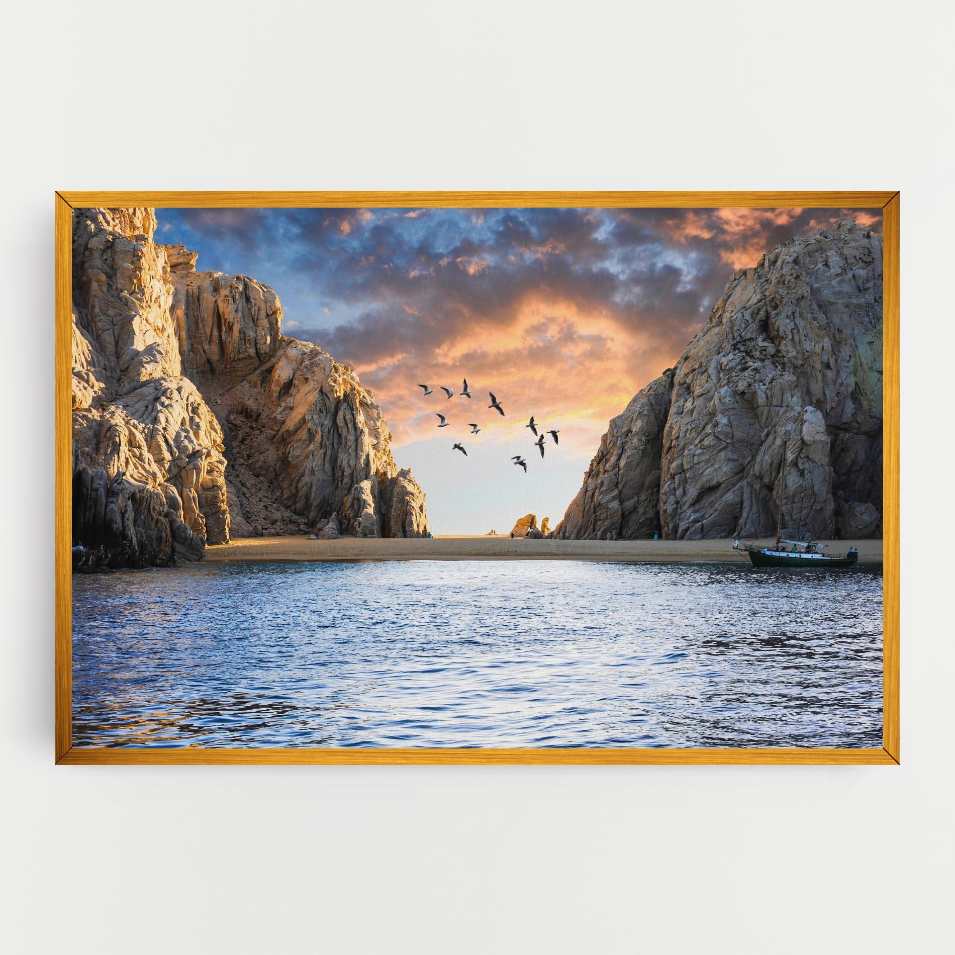 Vászonkép Lover S Beach mockup 0