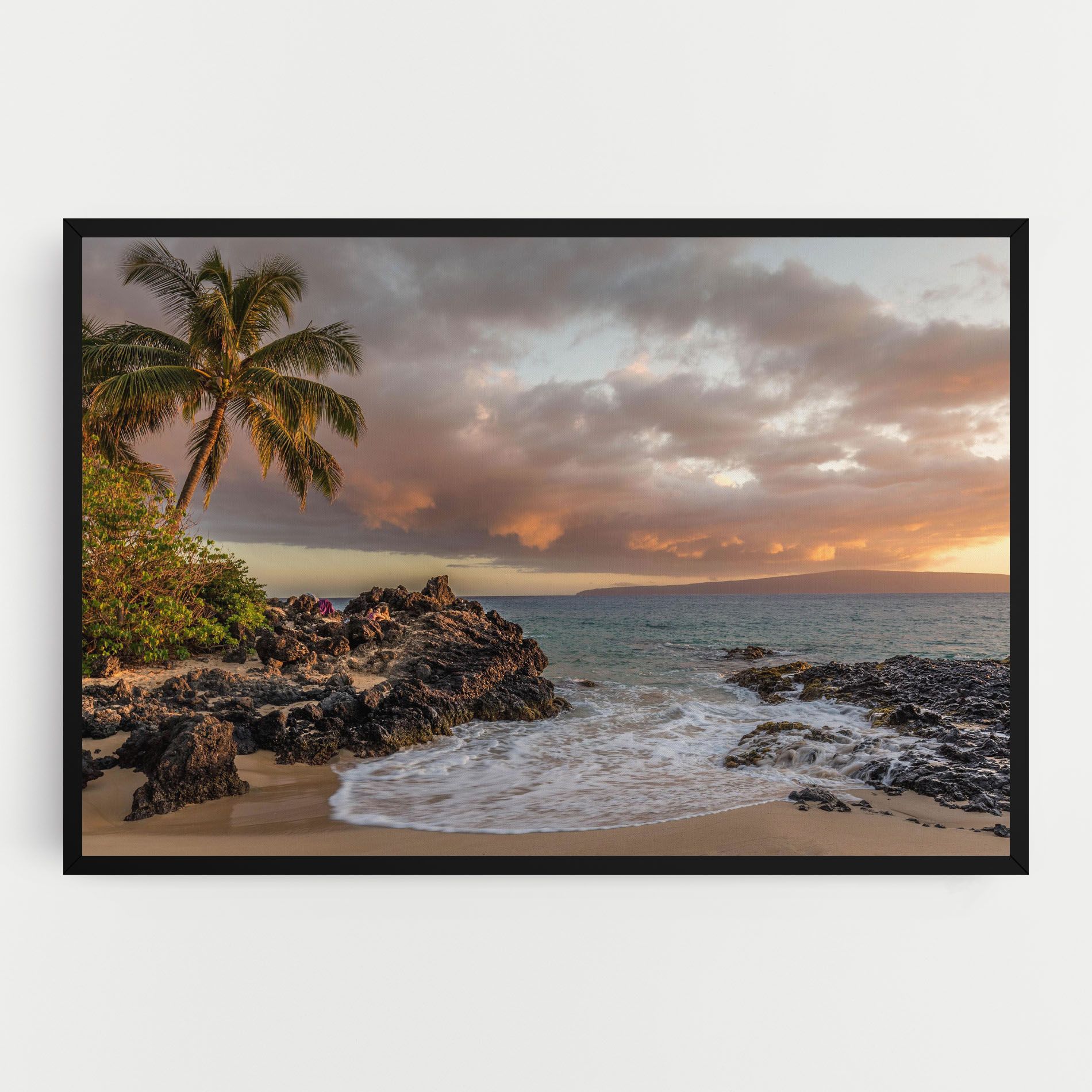 Beautiful Beach Landscape mockup 0