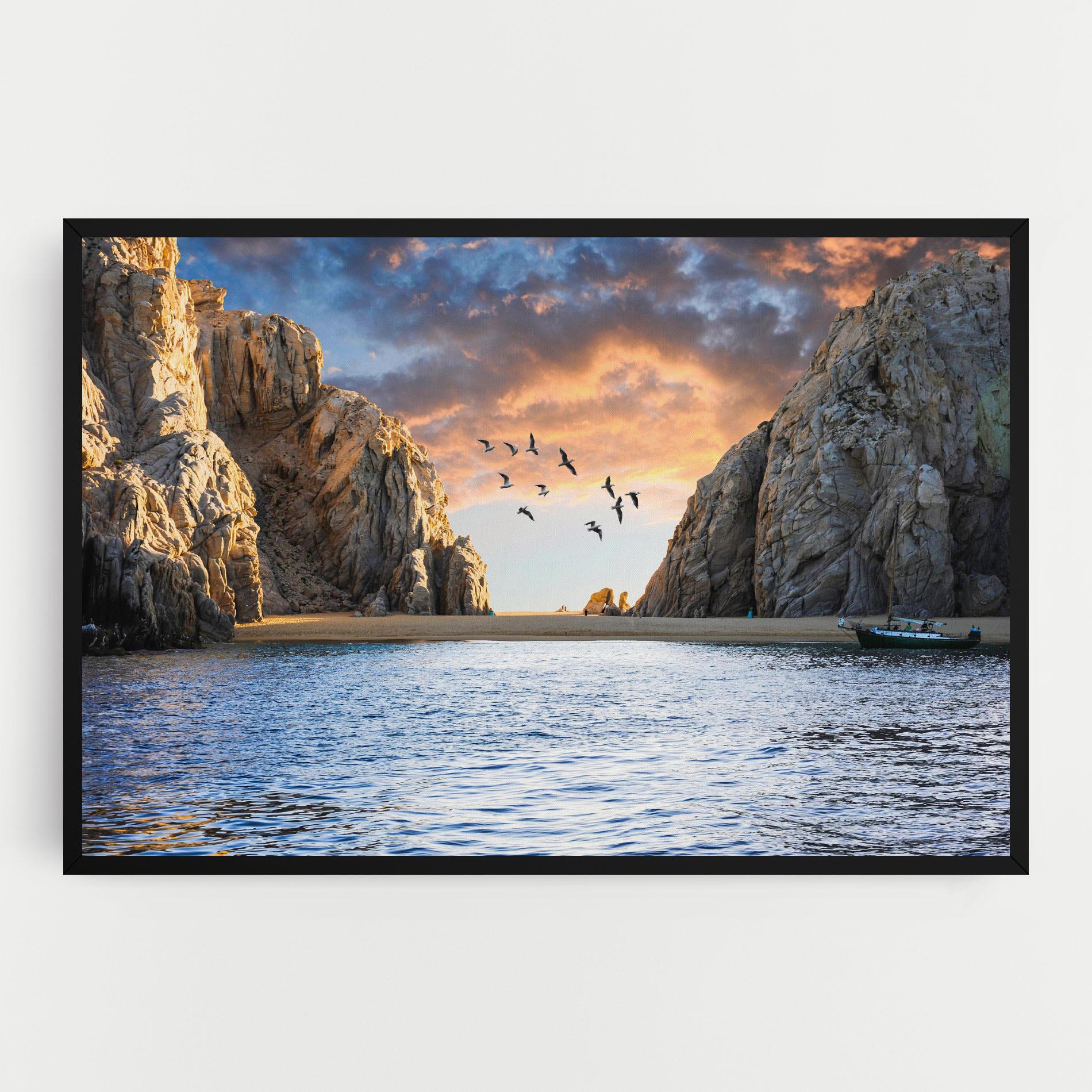 Vászonkép Lover S Beach mockup 0