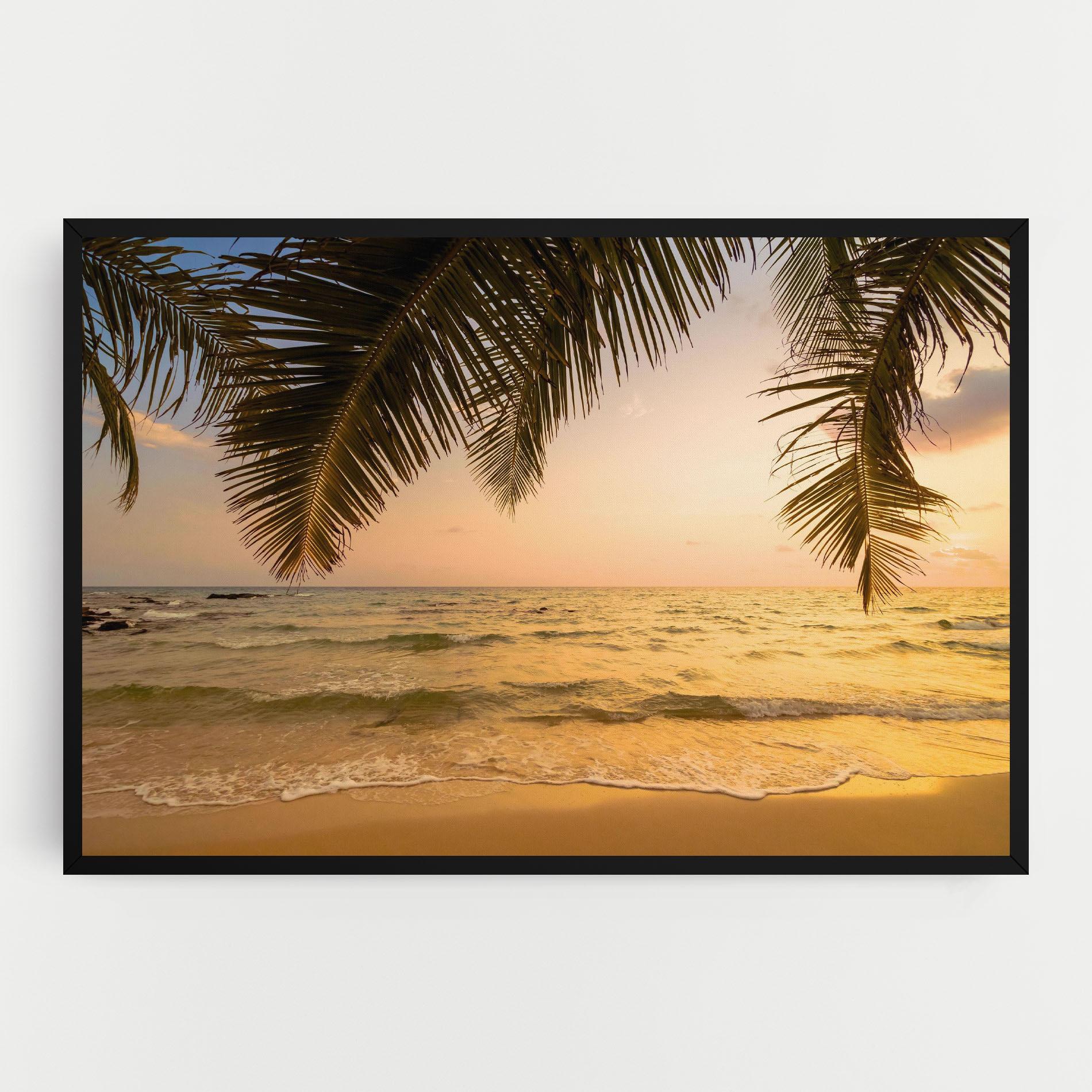 Vászonkép Paradise Island mockup 0