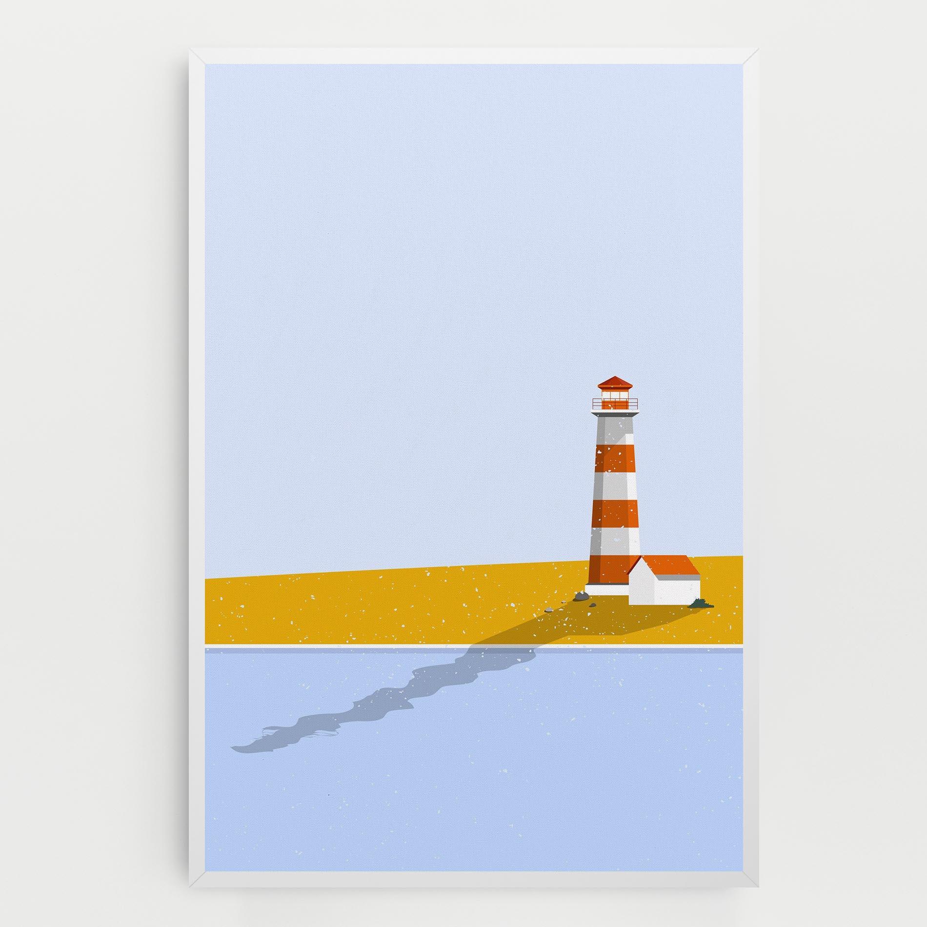 Vászonkép Beach Tower mockup 0