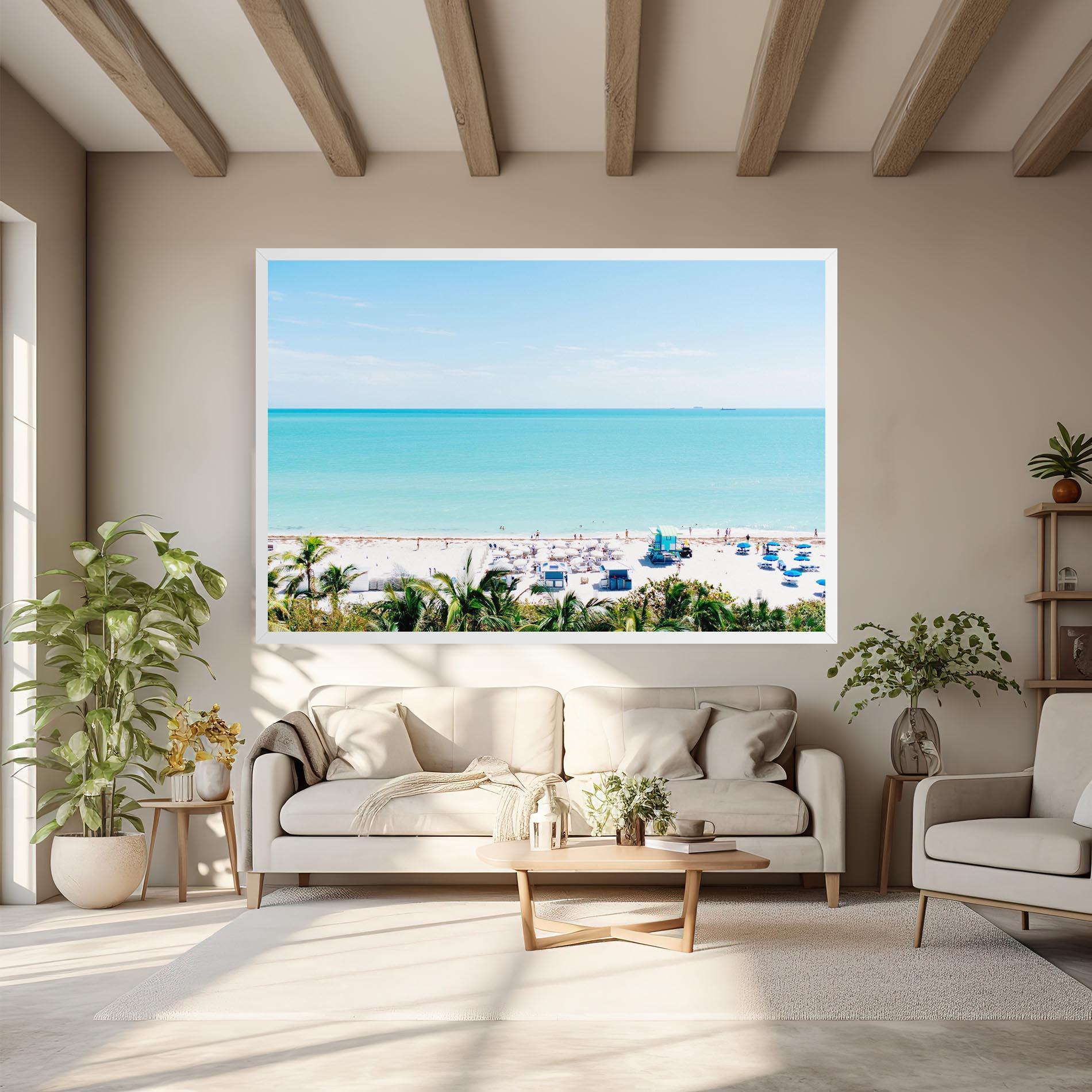 Vászonkép Blue Clear Water mockup 6