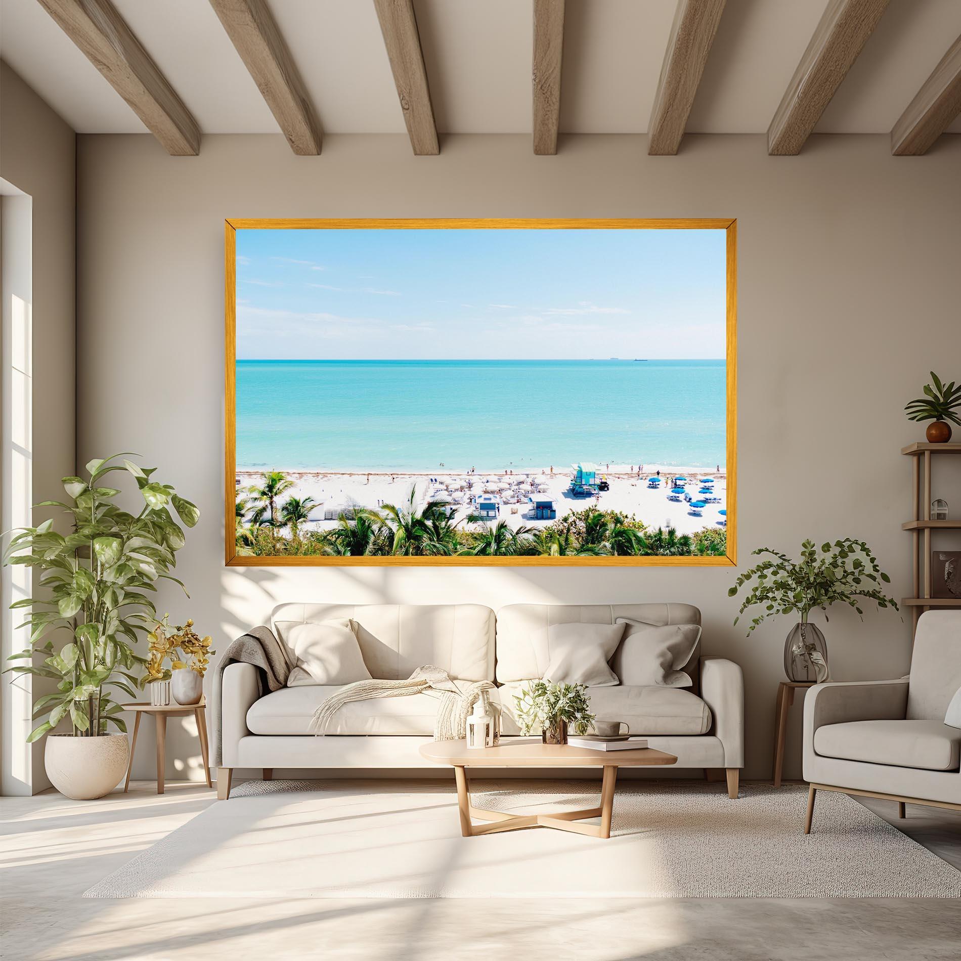 Vászonkép Blue Clear Water mockup 6