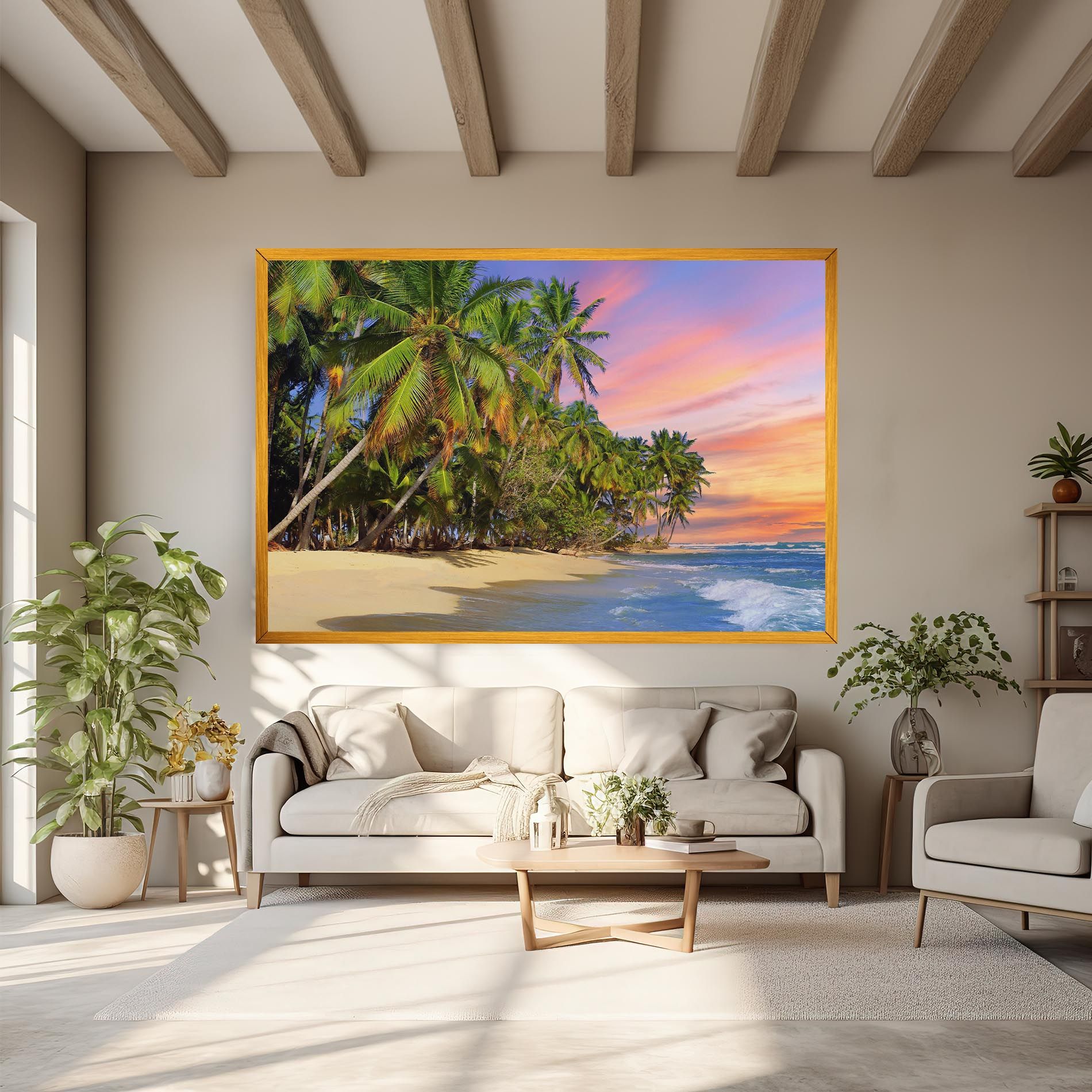 Coconut Tree Sunset mockup 6