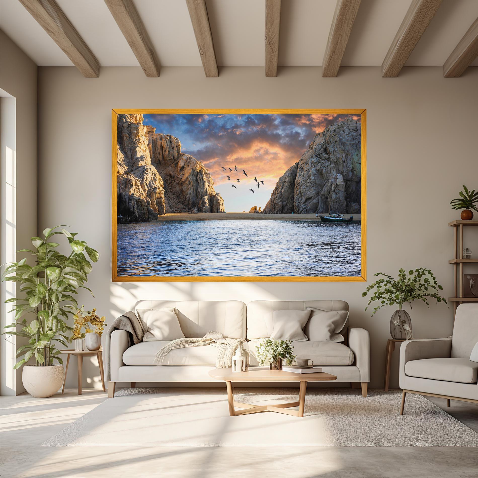 Vászonkép Lover S Beach mockup 6