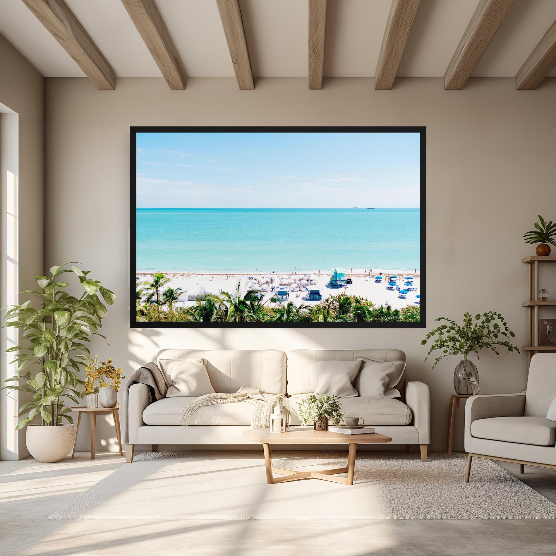 Vászonkép Blue Clear Water mockup 6