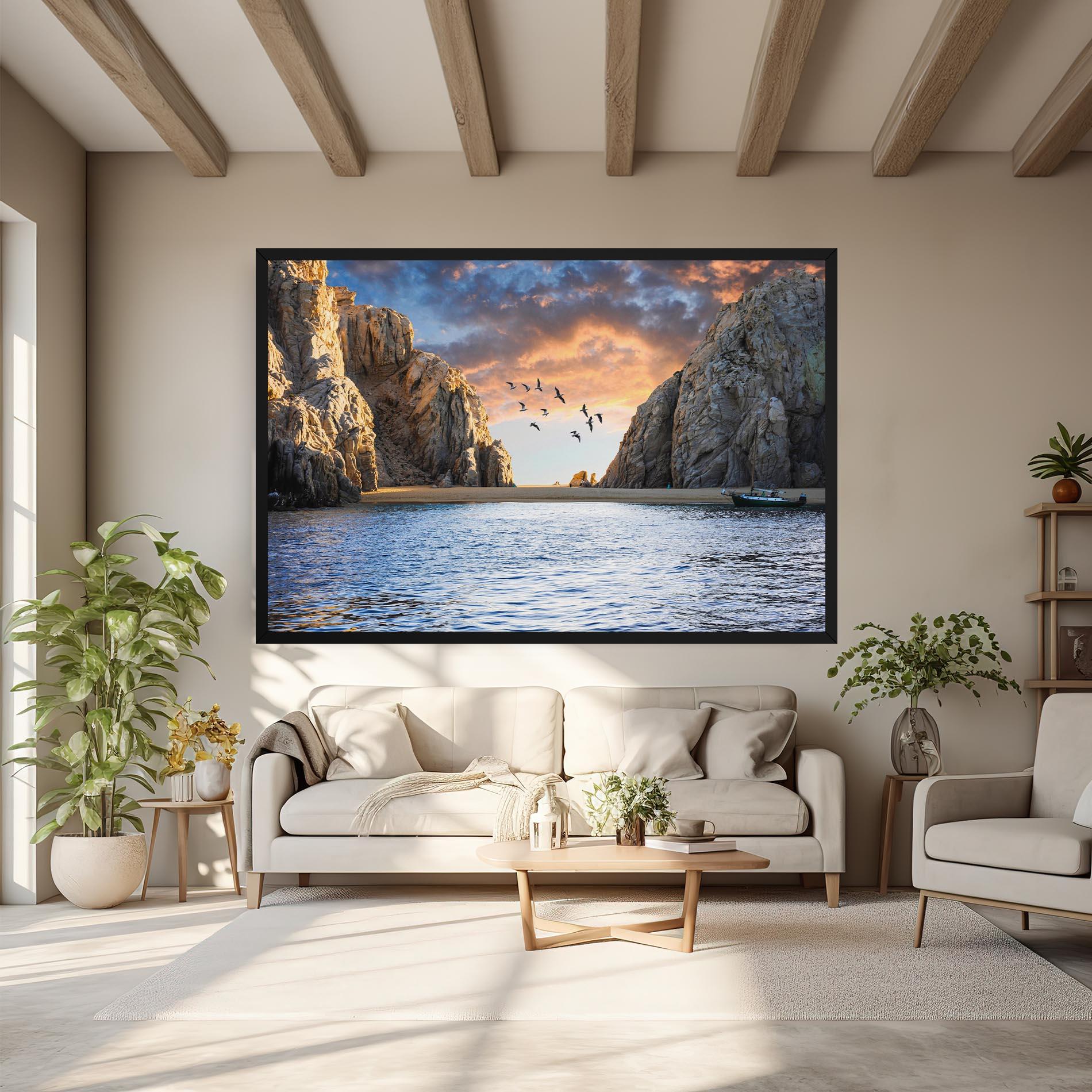 Vászonkép Lover S Beach mockup 6
